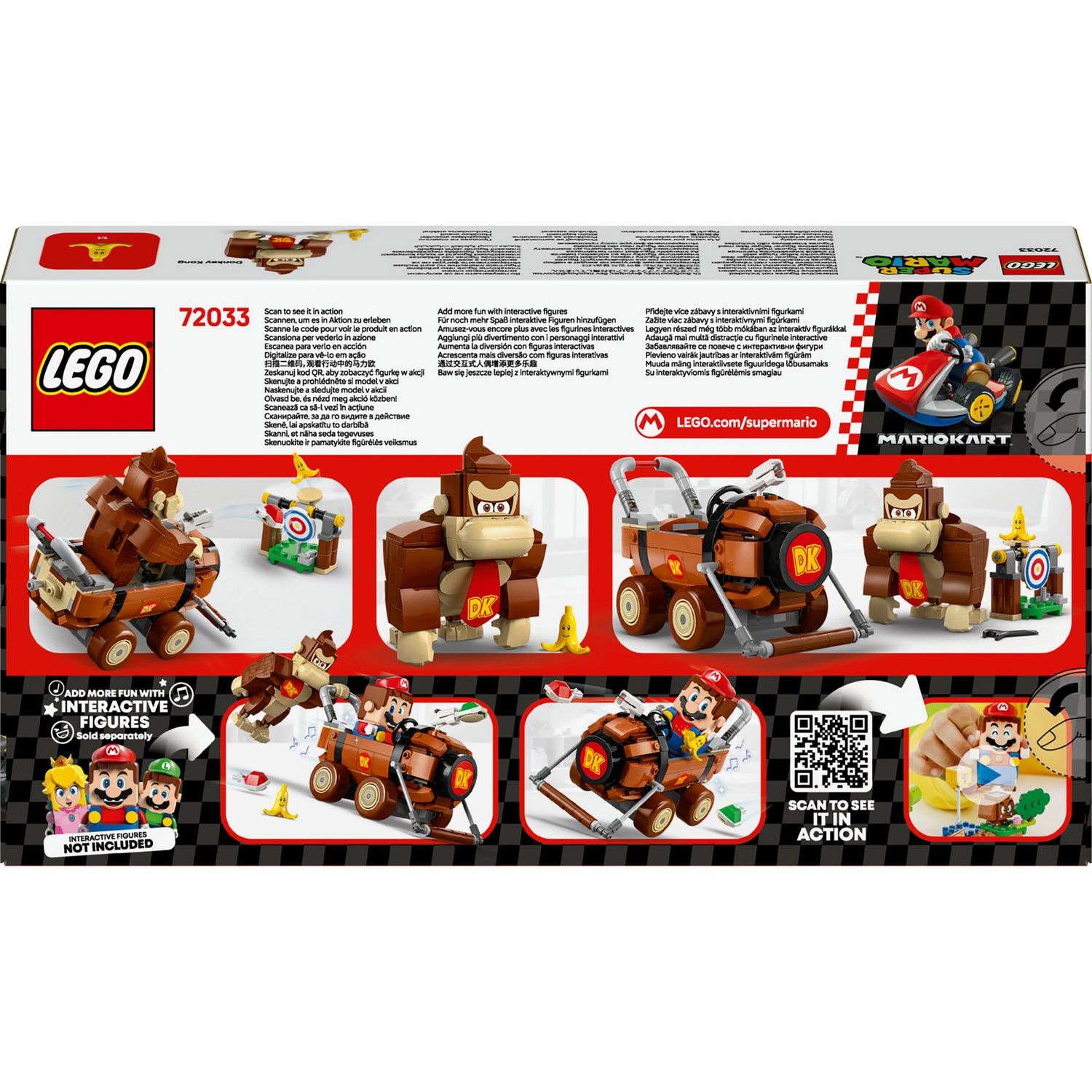 LEGO Super Mario 72033 Mario Kart: Donkey Kong e Maxibarile Dk - LEGO, Super Mario