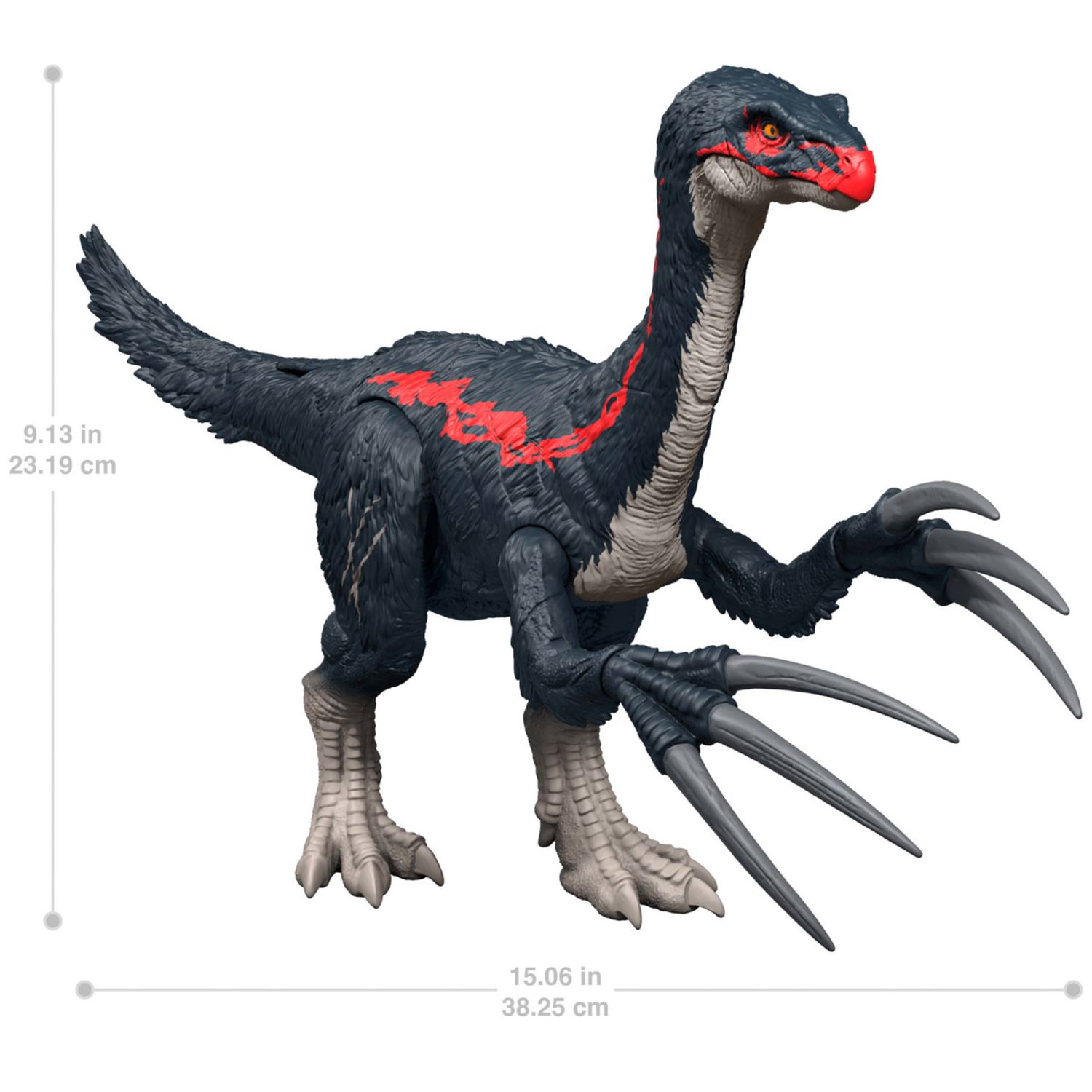 Jurassic World Terizinosauro - Dinosauro Attacca e Ruggisce con Suoni – Mattel - Jurassic World