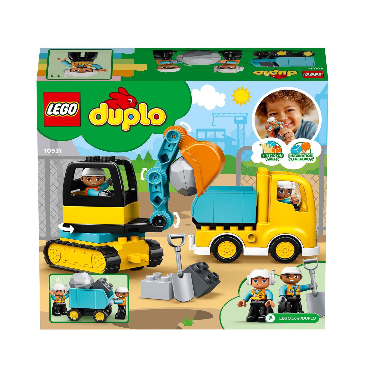 LEGO Duplo Town 10931 Camion e Scavatrice Cingolata - LEGO