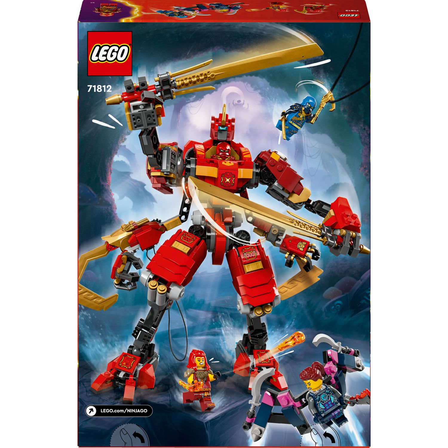 LEGO Ninjago 71812 Climber Mech Ninja di Kai - LEGO
