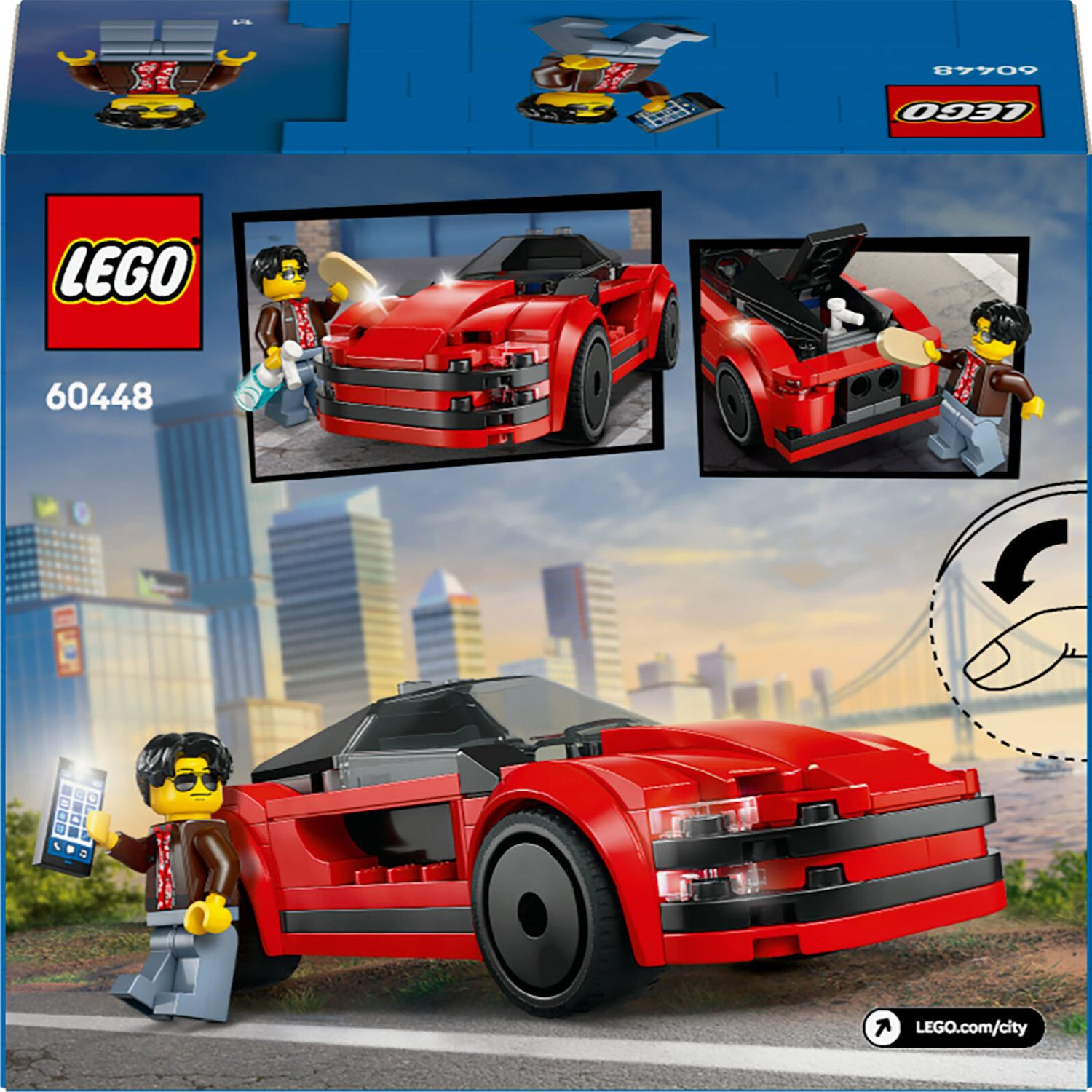 LEGO City 60448 Auto Sportiva Rossa - LEGO