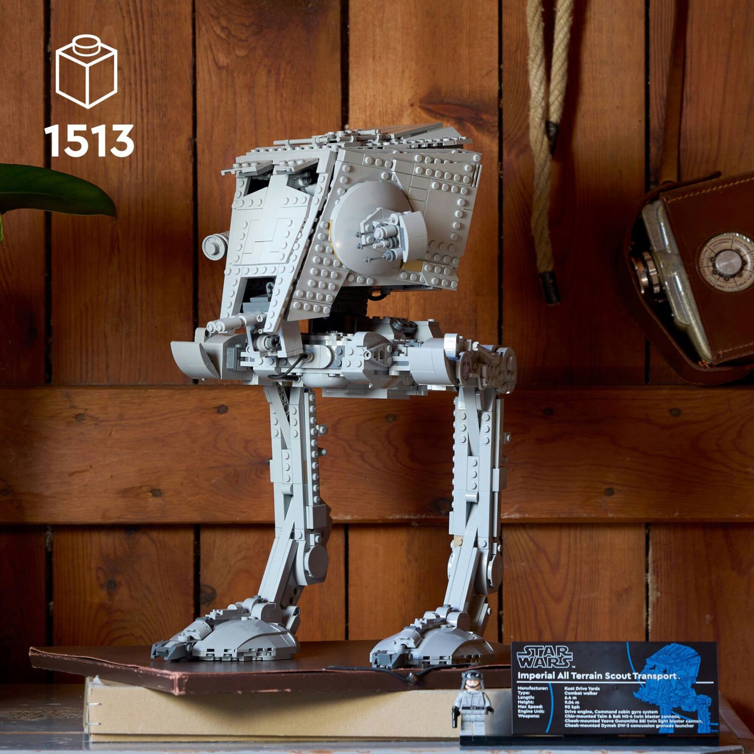 LEGO Star Wars 75417 Walker At-St Ucs Da Esposizione con Targa - LEGO, Star Wars