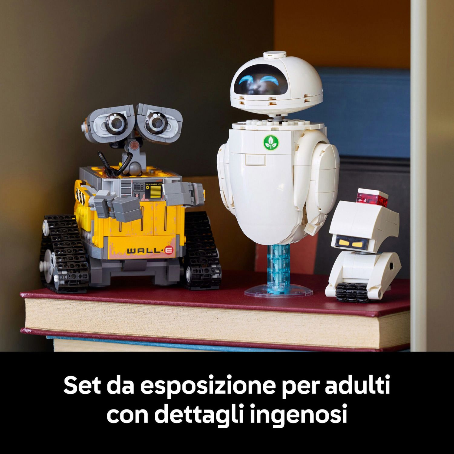 LEGO 43279 Wall-e e Eve, Set Modellismo Per Adulti - Disney, LEGO