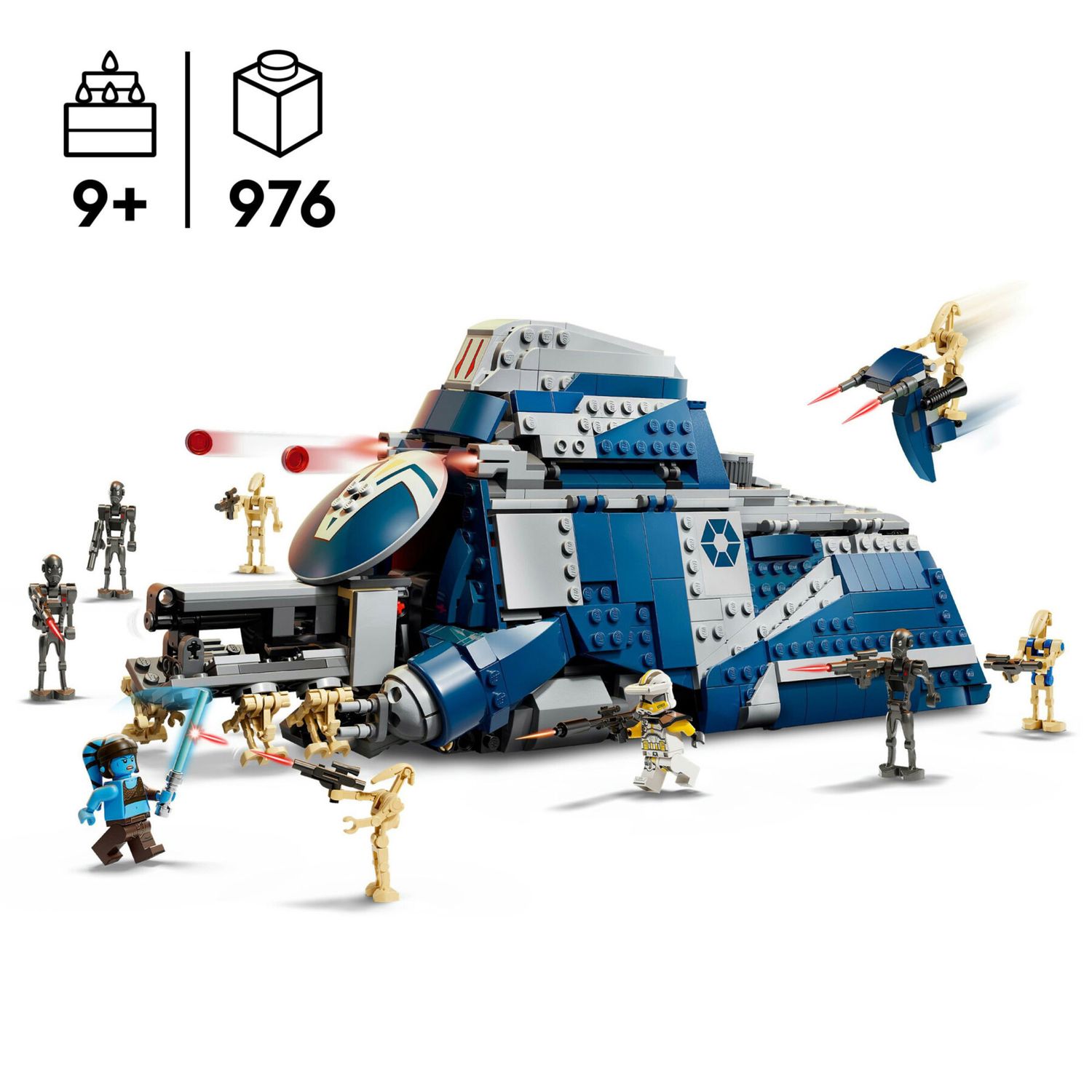 LEGO Star Wars 75435 Mtt Separatista con Droide e Speeder - LEGO, Star Wars