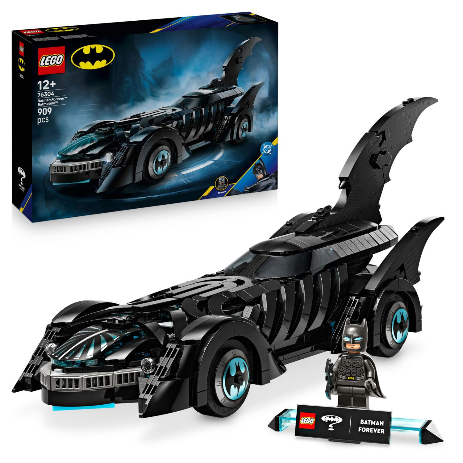 LEGO DC 76304 Batmobile Batman Forever con Minifigure 12+ - DC Comics, LEGO