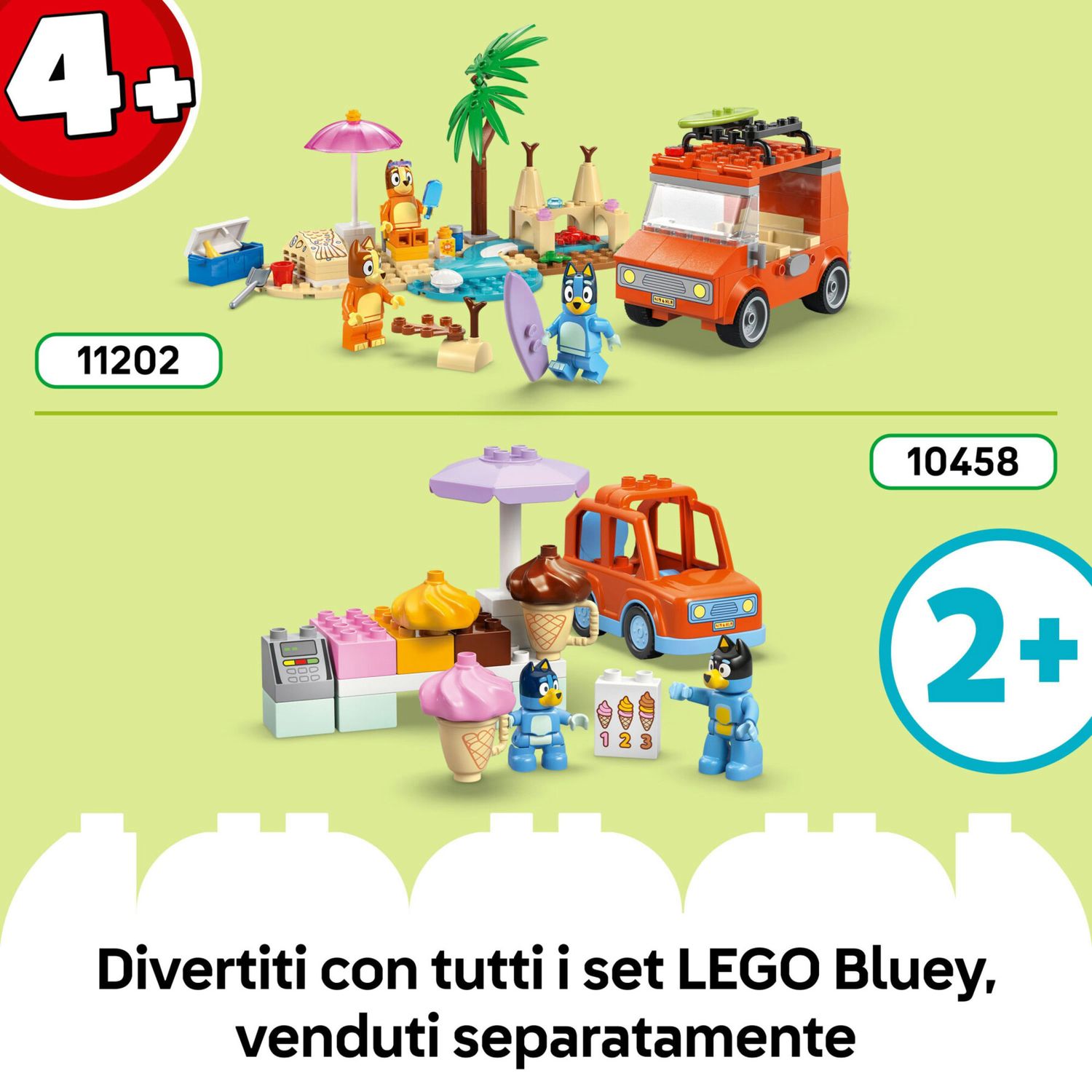 LEGO 10459 Duplo Casa Bluey con Gioco Memoria e Tabellone - LEGO