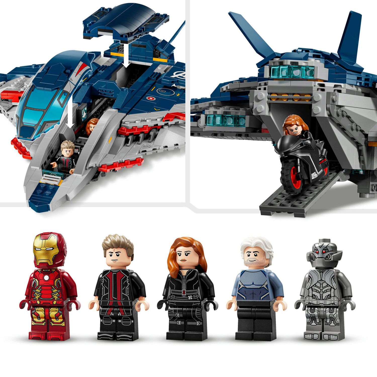 LEGO Marvel 76325 Quinjet Avengers: Age Of Ultron Aereo Giocattolo - LEGO, Marvel