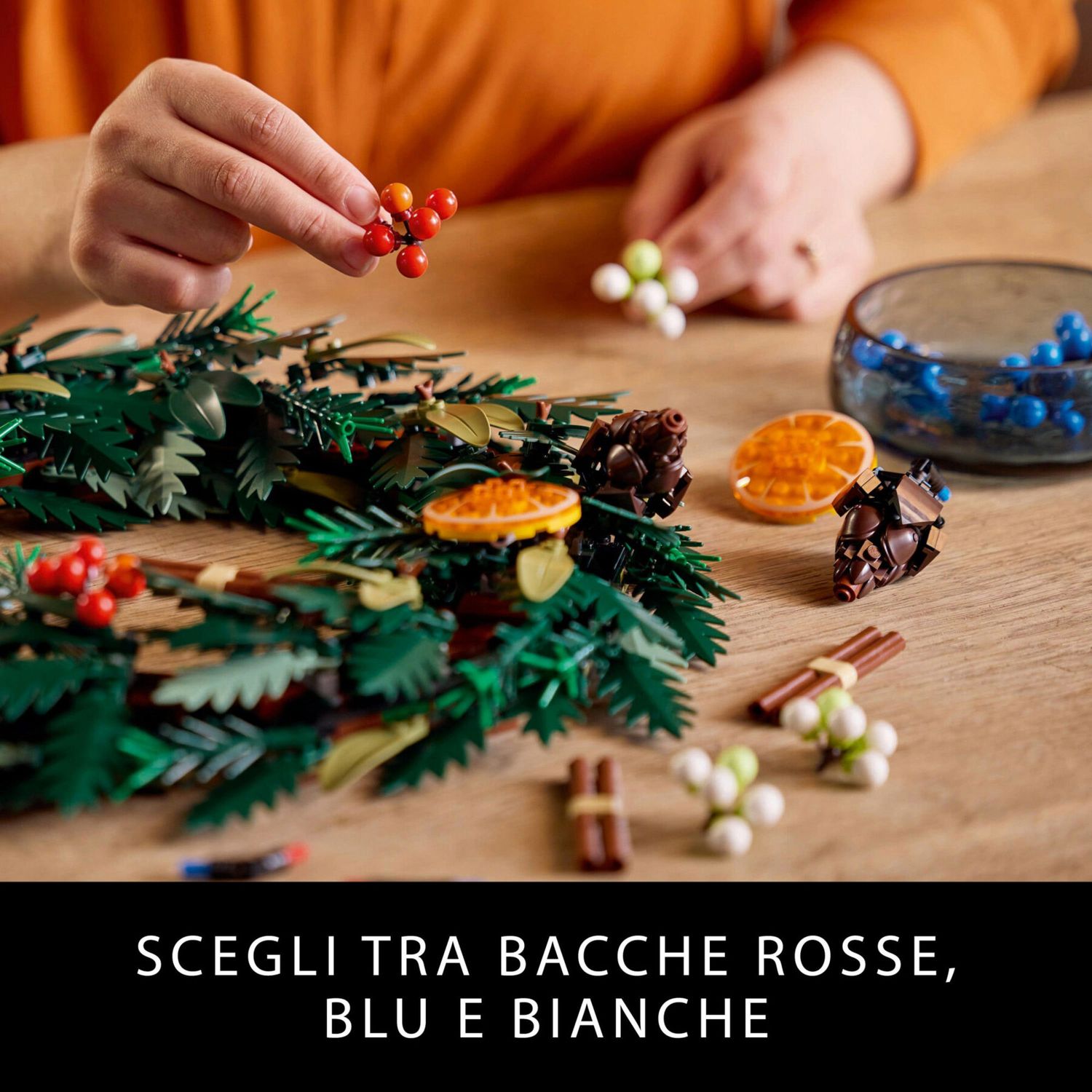 LEGO Icons 10340 Ghirlanda Decorazione Natalizia - LEGO