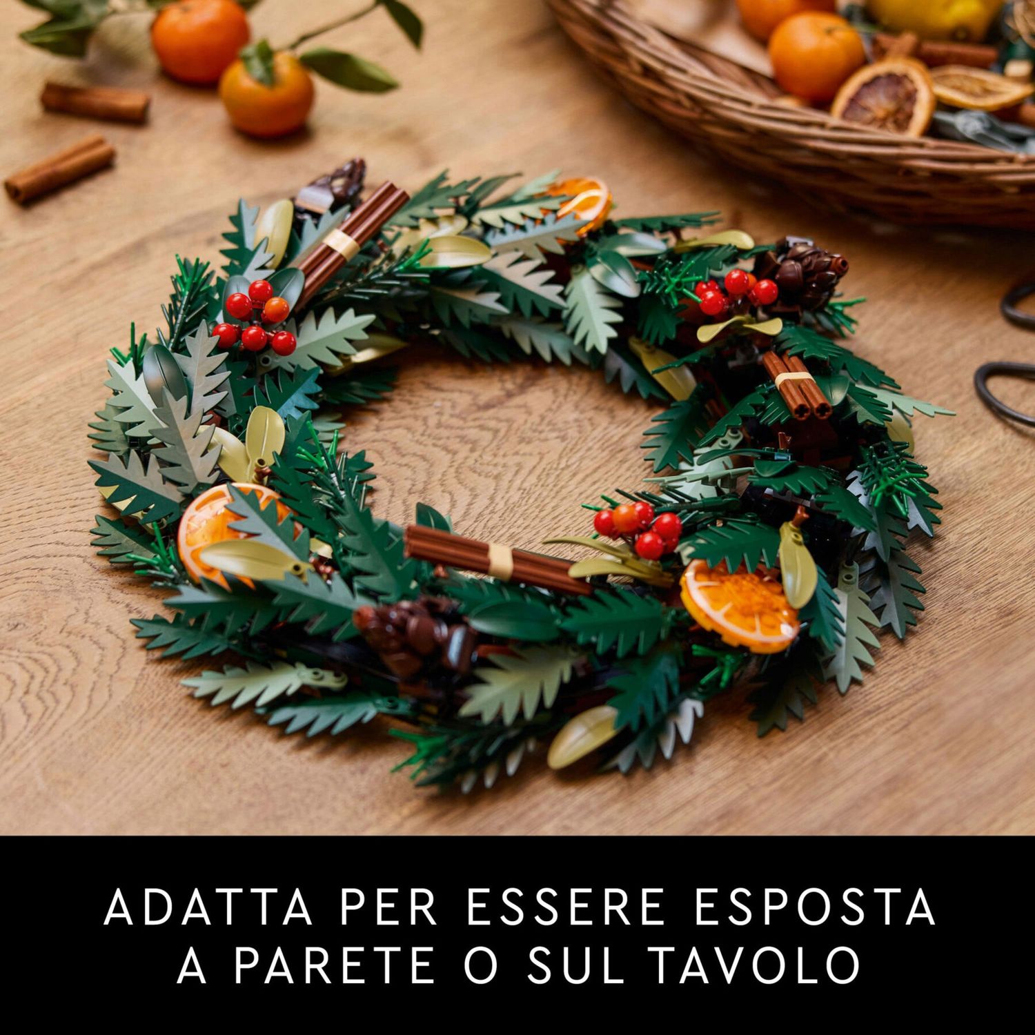 LEGO Icons 10340 Ghirlanda Decorazione Natalizia - LEGO