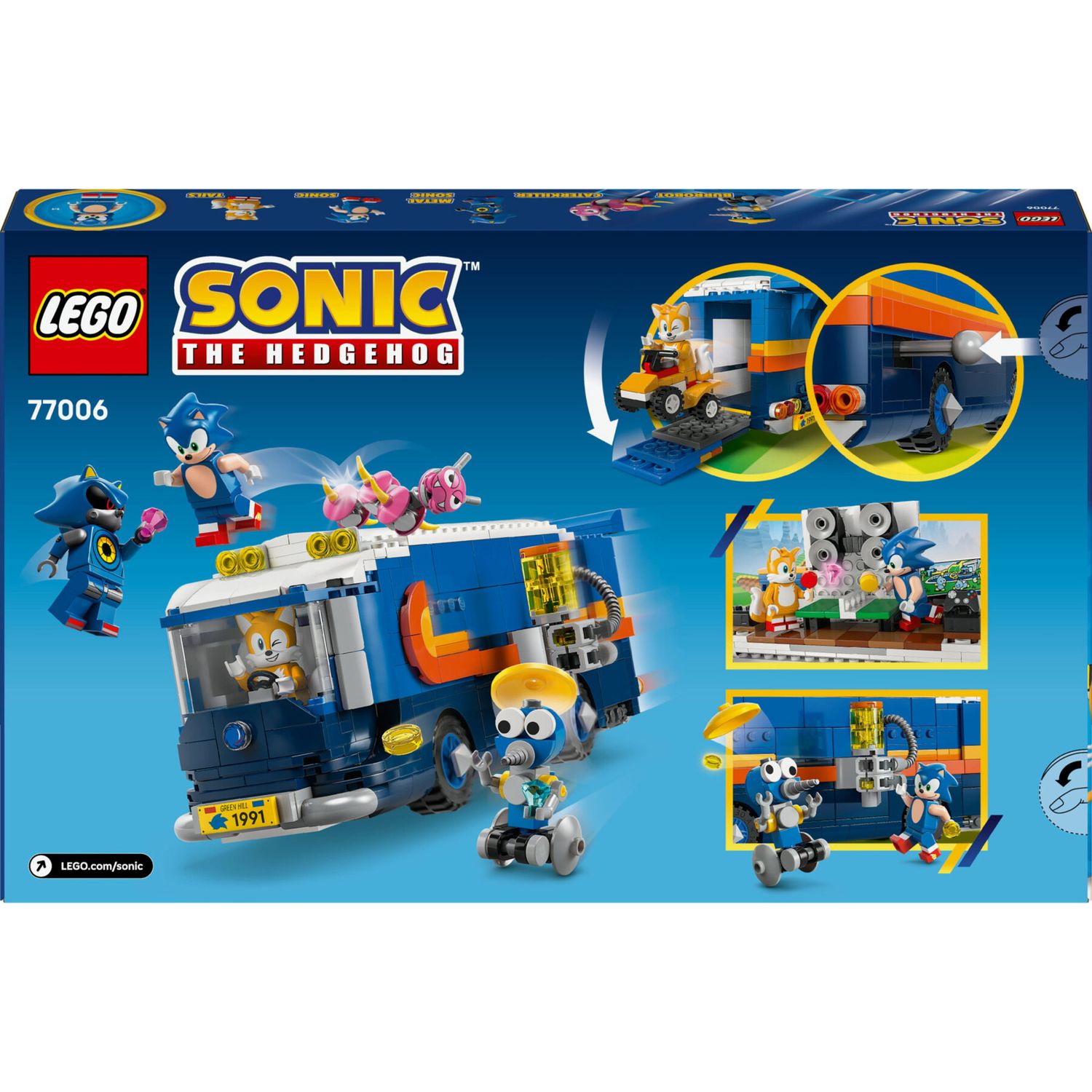 LEGO Sonic 77006 Camion di Comando con 5 Personaggi Interattivi - LEGO, Sonic