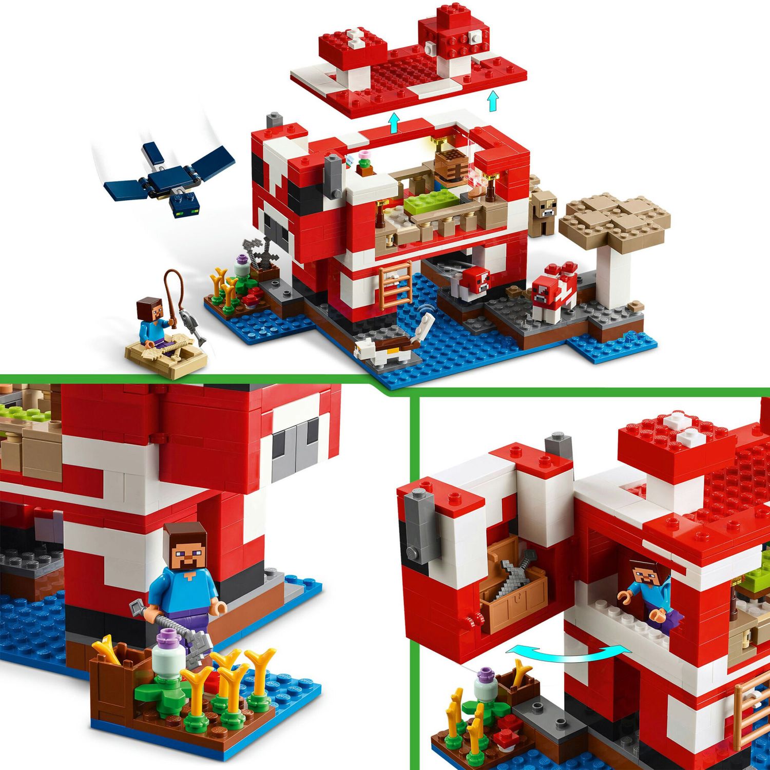 LEGO Minecraft 21270 La Casa Del Mooshroom - LEGO, Minecraft