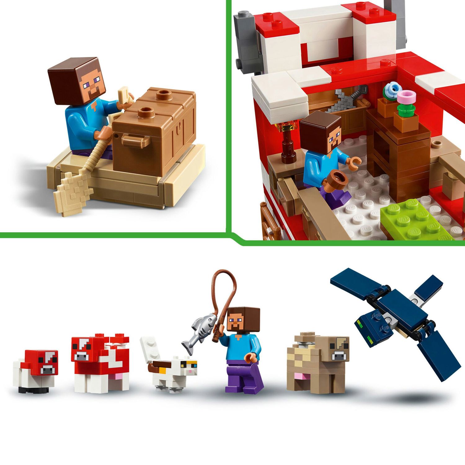 LEGO Minecraft 21270 La Casa Del Mooshroom - LEGO, Minecraft
