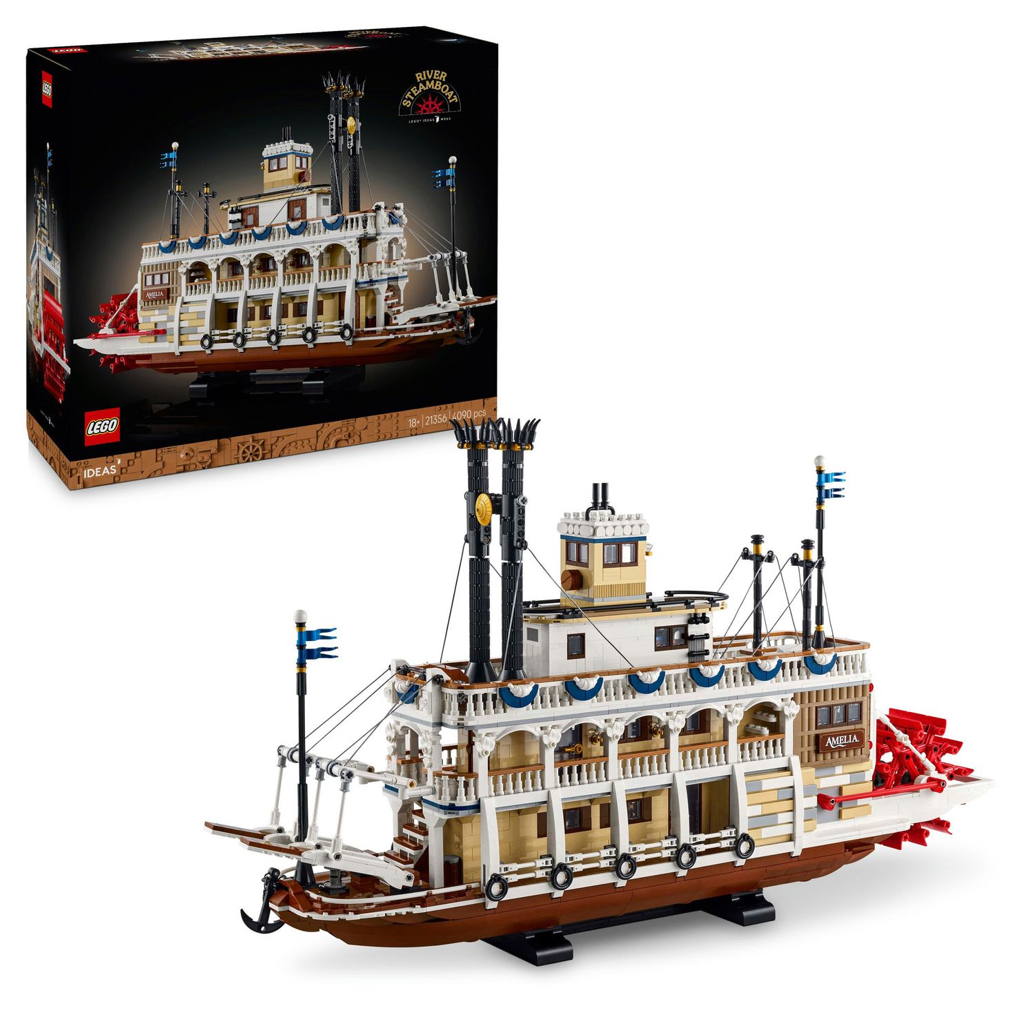 LEGO Ideas 21356 Battello A Vapore Fluviale - LEGO