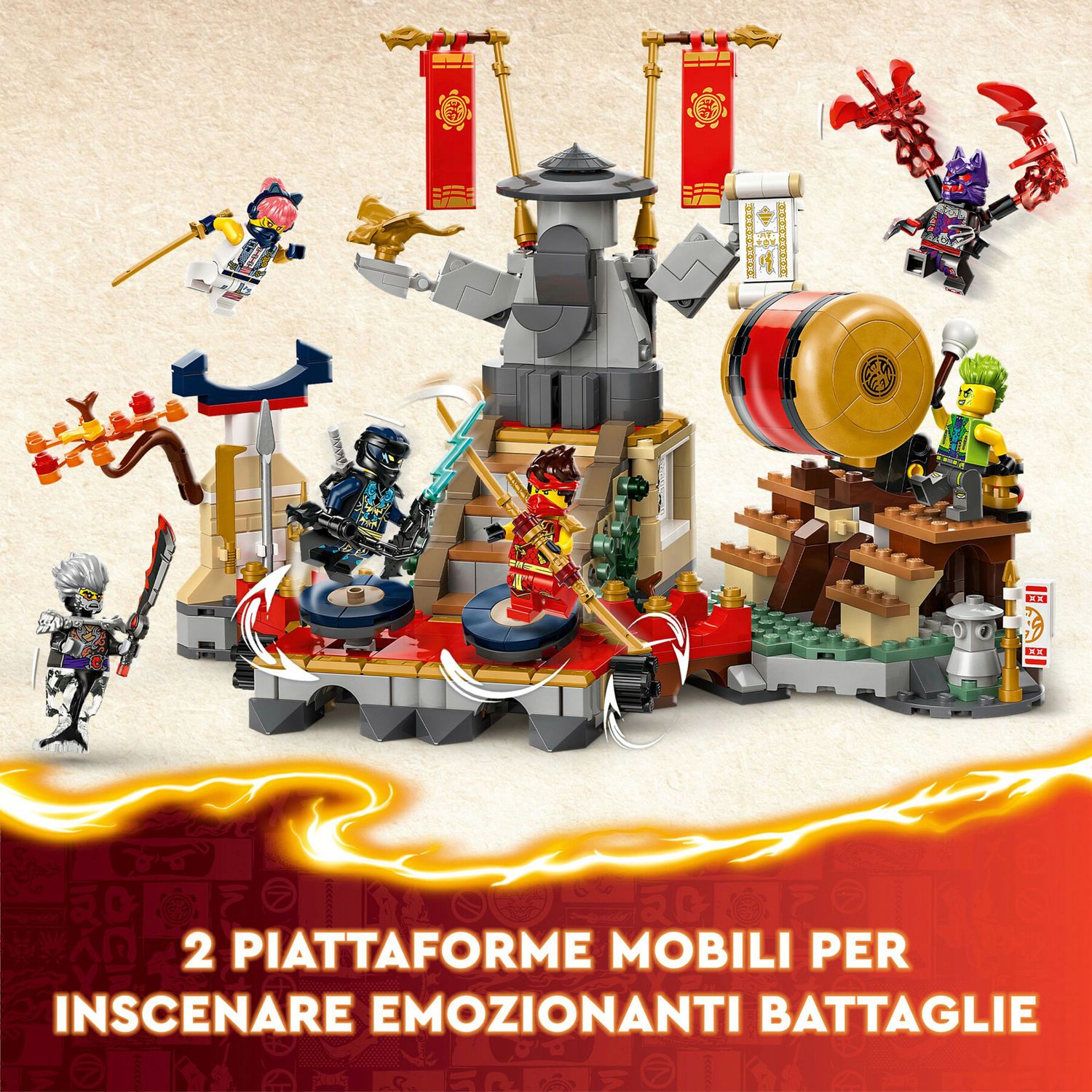 LEGO Ninjago 71818 Torneo: Arena di Battaglia - LEGO