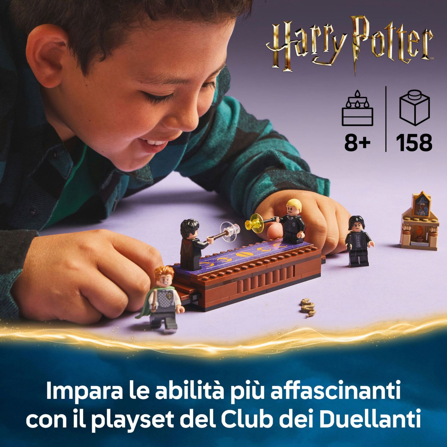 LEGO Harry Potter 76441 Duellanti Hogwarts Castello con 4 Minifigure - Harry Potter, LEGO