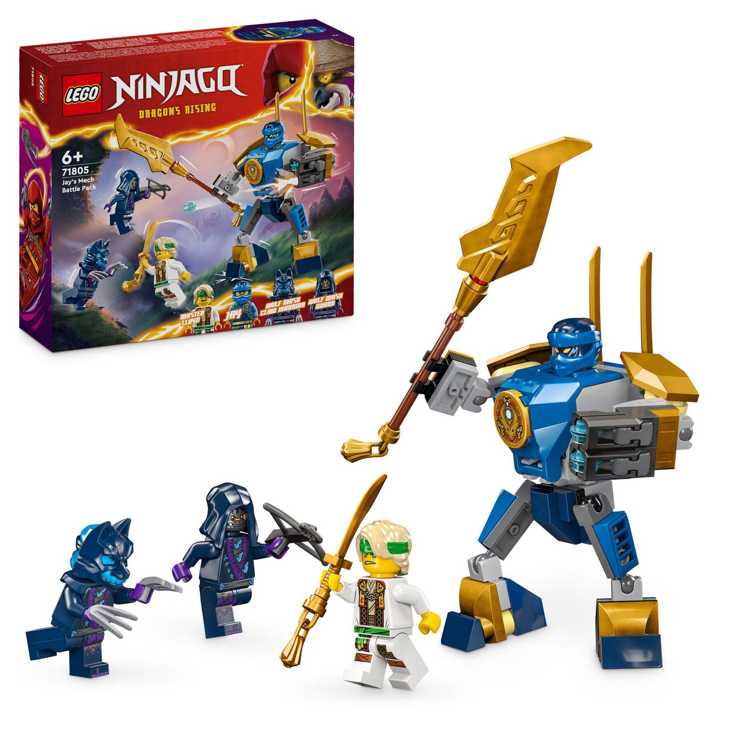 LEGO Ninjago 71805 Pack Mech Da Battaglia di Jay - LEGO