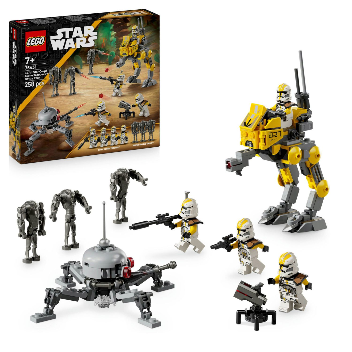 LEGO Star Wars 75431 Battle Pack 327° con 7 Personaggi e At-Rt - LEGO, Star Wars