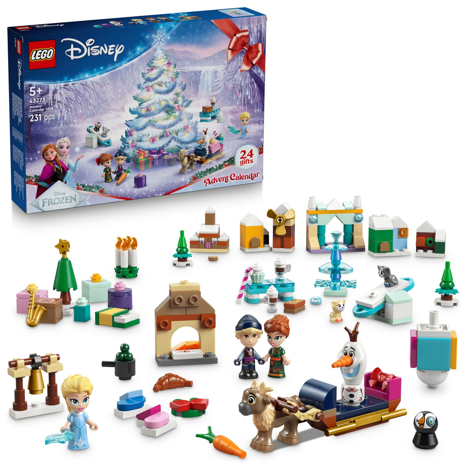 LEGO Disney Frozen 43273 Calendario Avvento Frozen 2025 Per Bambini - Disney, LEGO