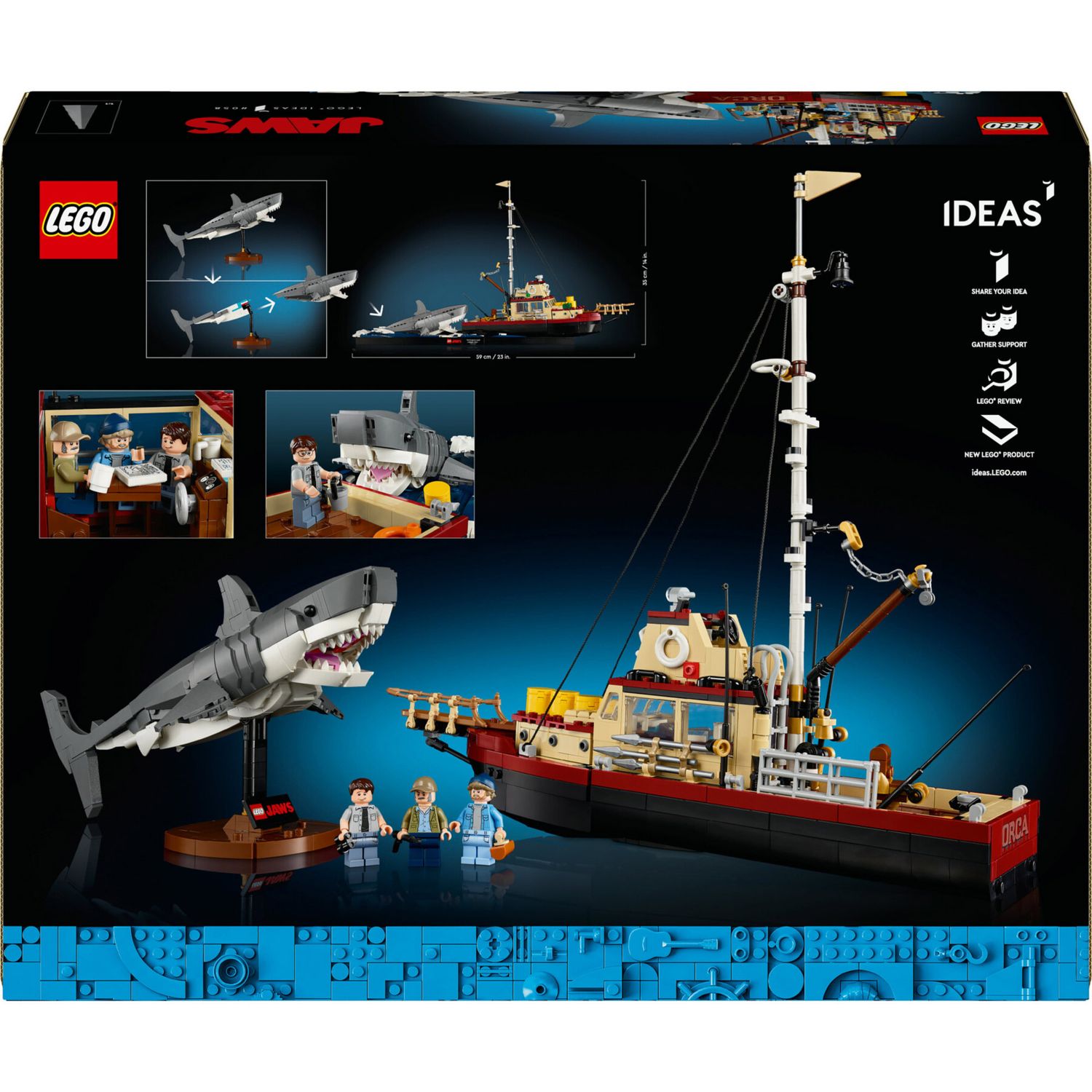 LEGO Ideas 21350 Lo Squalo - LEGO