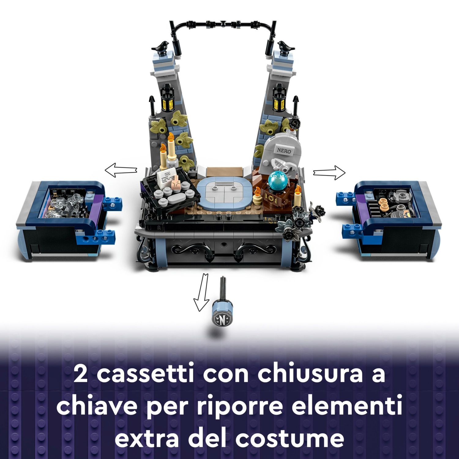 LEGO Wednesday 76780 Personaggio di Mercoledì Addams - LEGO