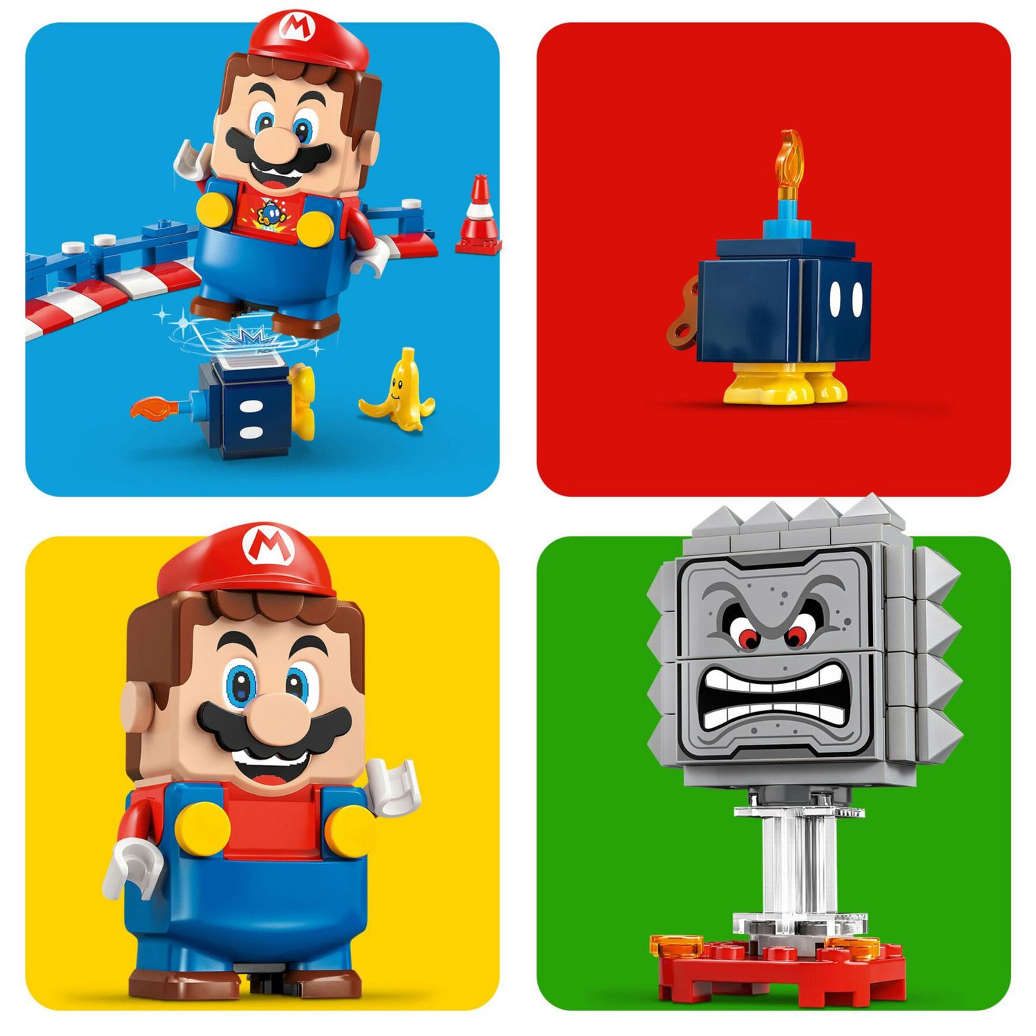 LEGO 72043 Mario Kart con Kart Standard e 3 Personaggi - LEGO, Super Mario