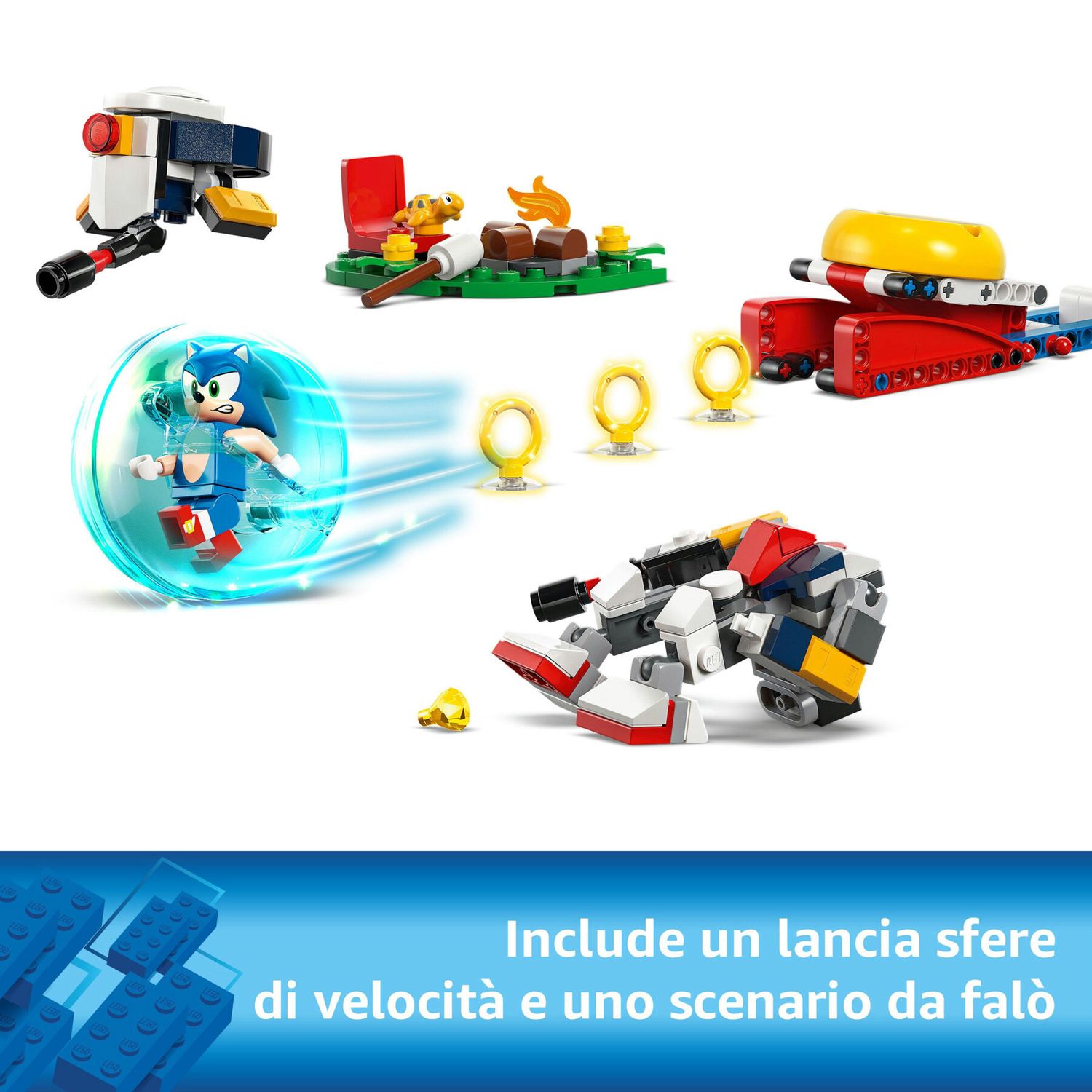 LEGO Sonic 77001 Duello Al Falò di Sonic - LEGO, Sonic