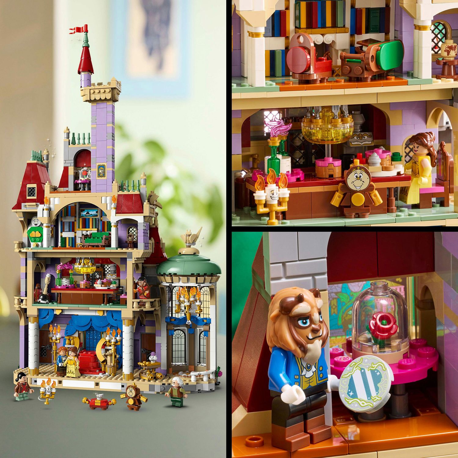 LEGO Disney Princess 43263 Castello De La Bella e La Bestia - Disney, LEGO