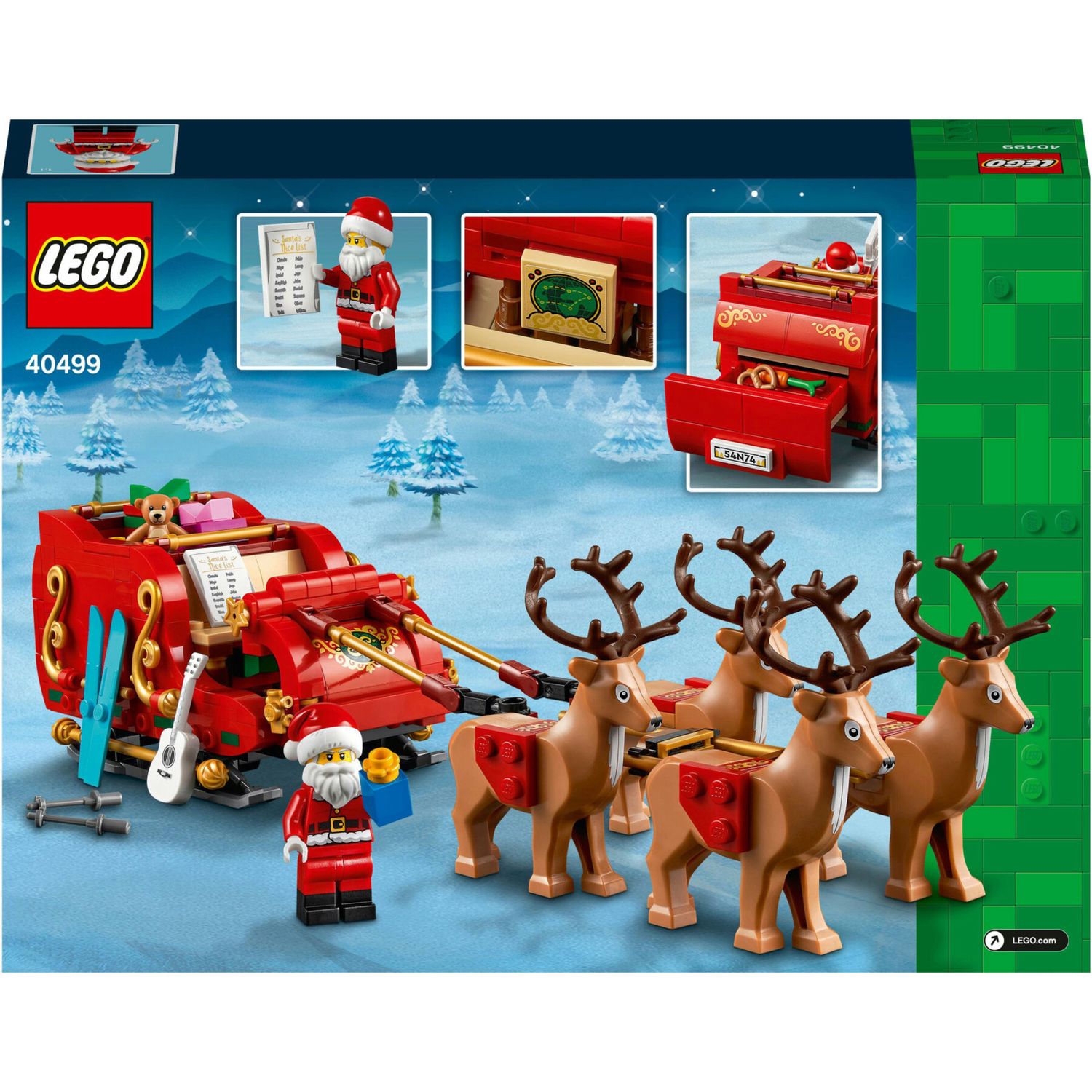 LEGO 40499 Slitta di Babbo Natale - LEGO