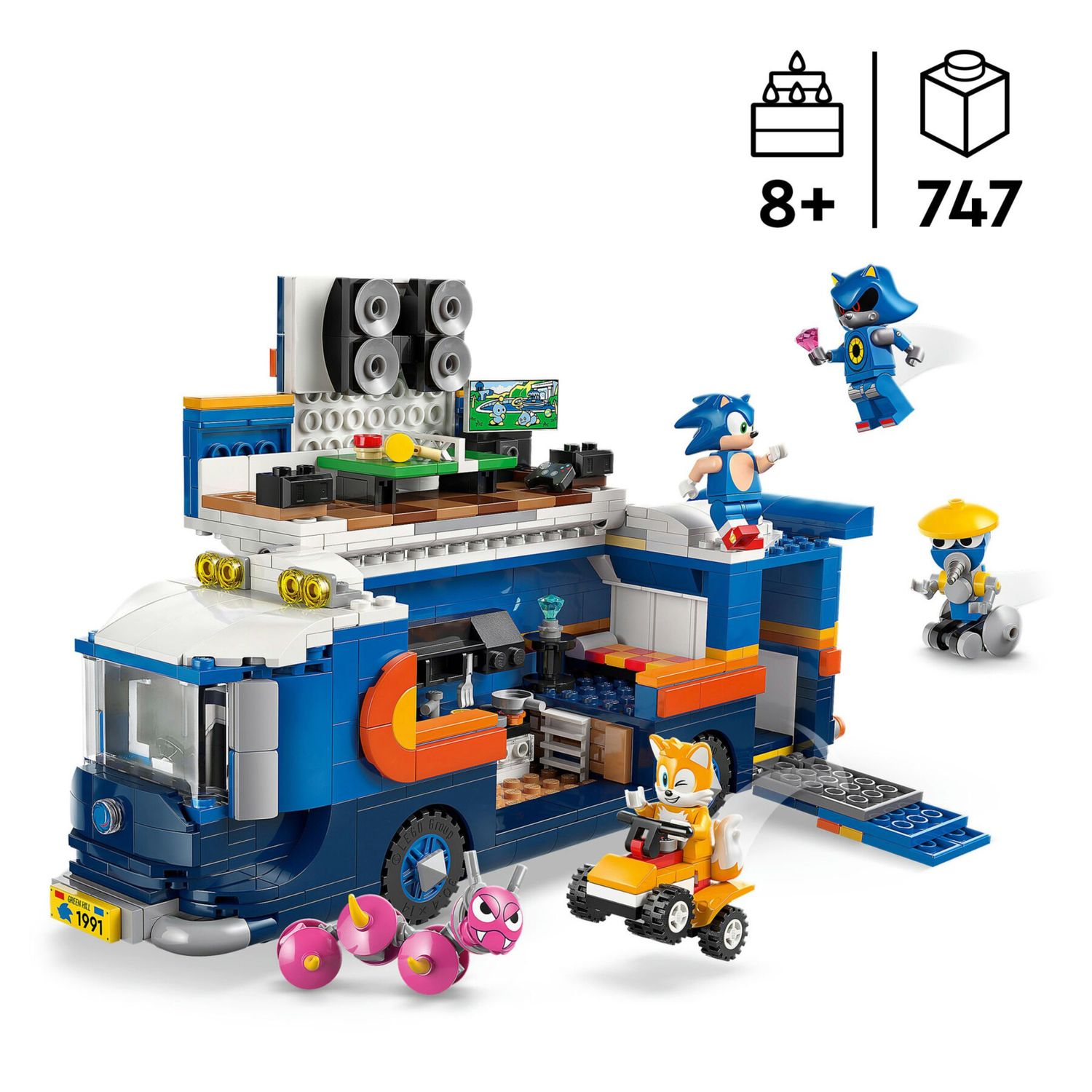 LEGO Sonic 77006 Camion di Comando con 5 Personaggi Interattivi - LEGO, Sonic