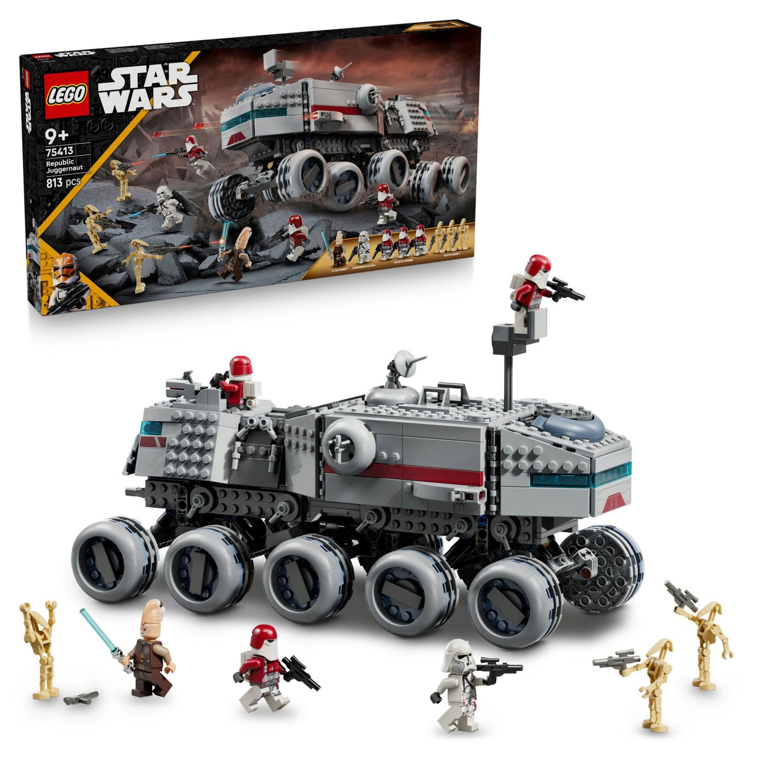 LEGO Star Wars 75413 Juggernaut con 8 Personaggi - LEGO, Star Wars