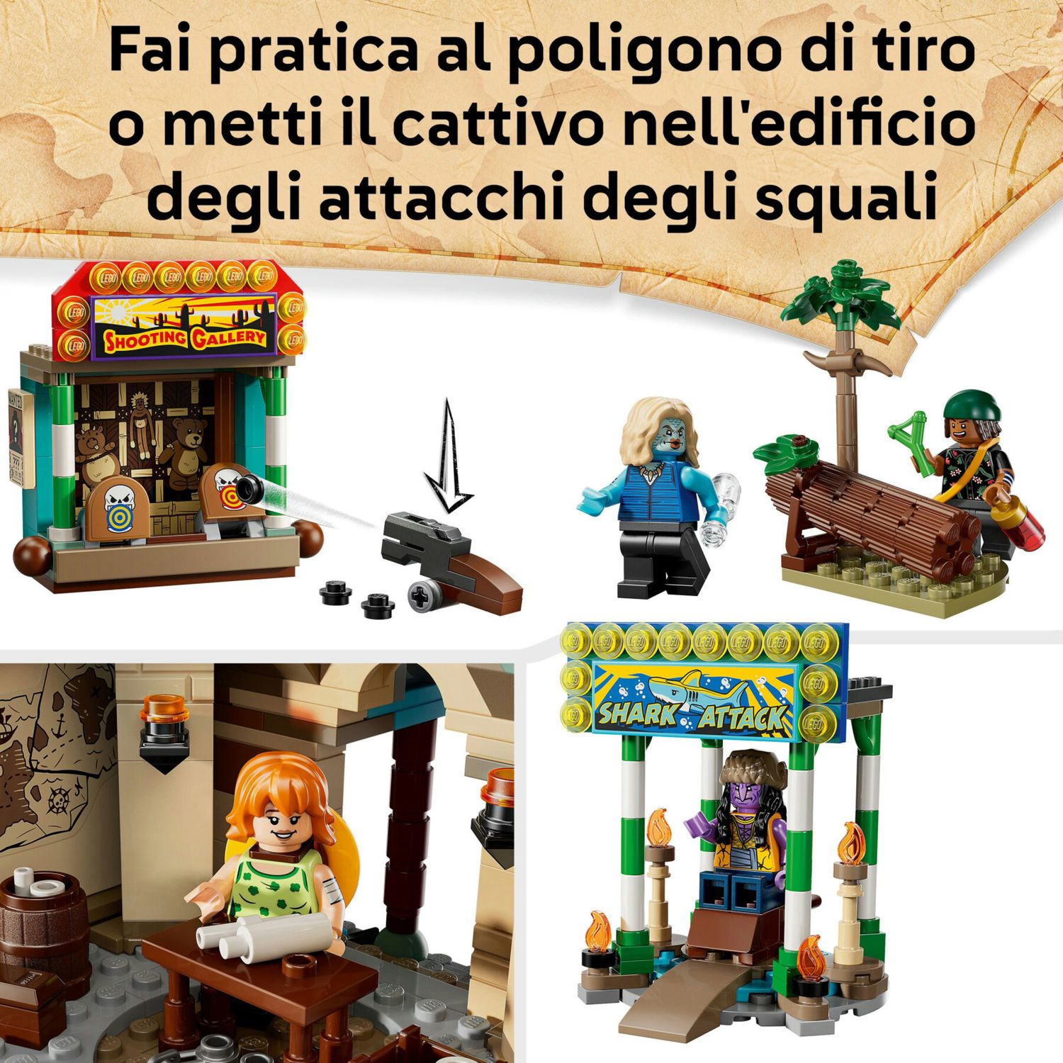 LEGO One Piece 75638 Battaglia Ad Arlong Park con 5 Figure - One Piece, LEGO