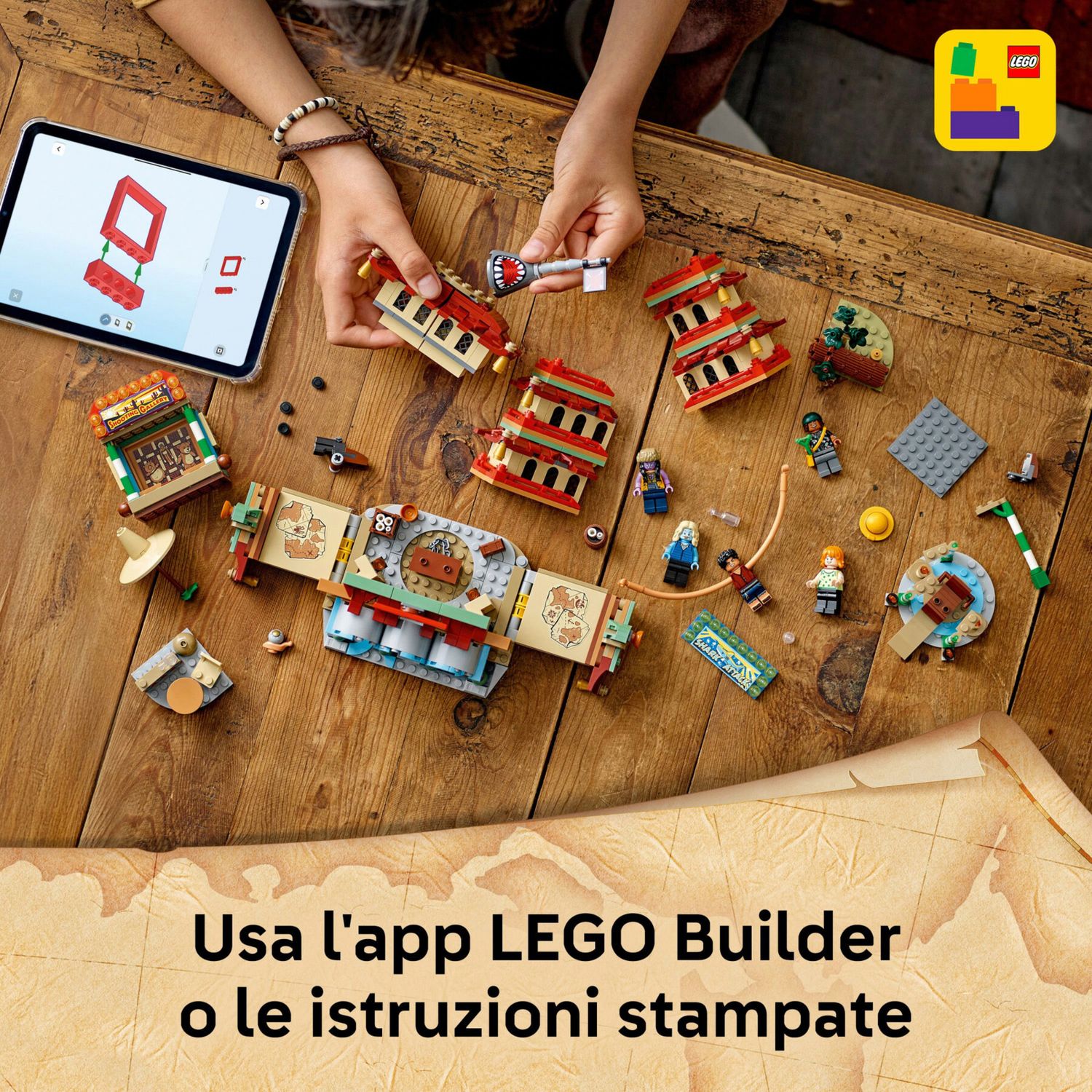 LEGO One Piece 75638 Battaglia Ad Arlong Park con 5 Figure - One Piece, LEGO