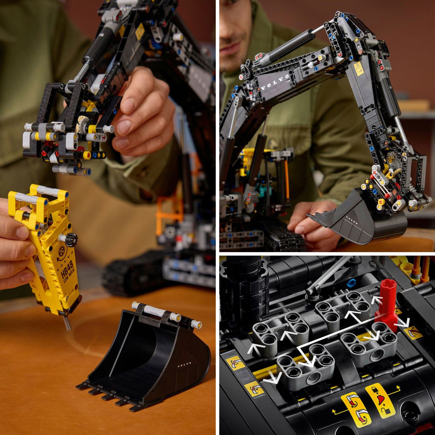 LEGO Technic 42215 Escavatore Volvo Ec500 Hybrid Motorizzato - LEGO
