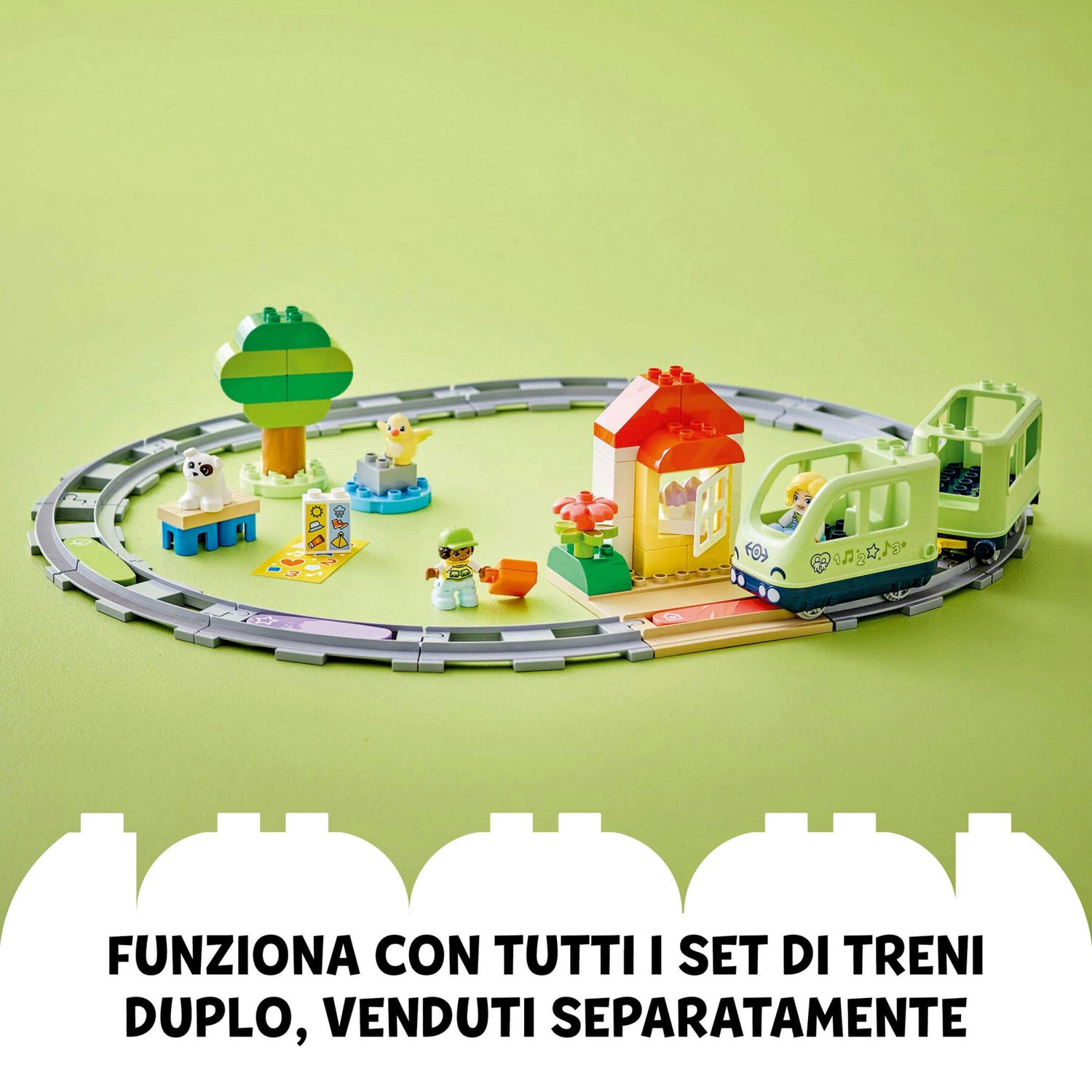 LEGO Duplo 10427 Treno D’Avventura Interattivo con Mattoncini Multifunzione - LEGO
