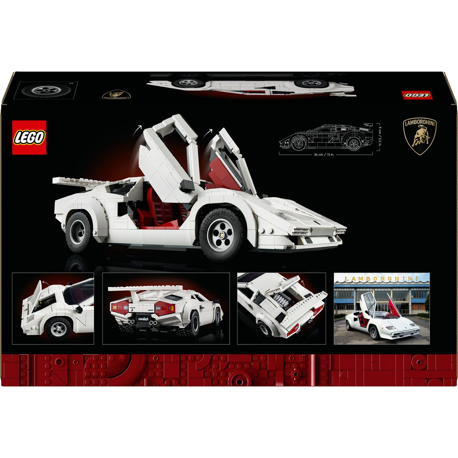 LEGO Icons 10337 Lamborghini Countach 5000 Quattrovalvole - LEGO