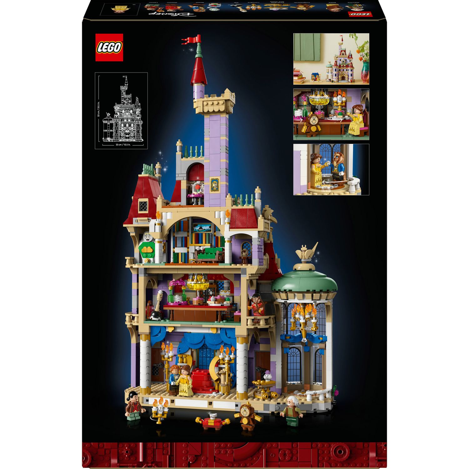 LEGO Disney Princess 43263 Castello De La Bella e La Bestia - Disney, LEGO