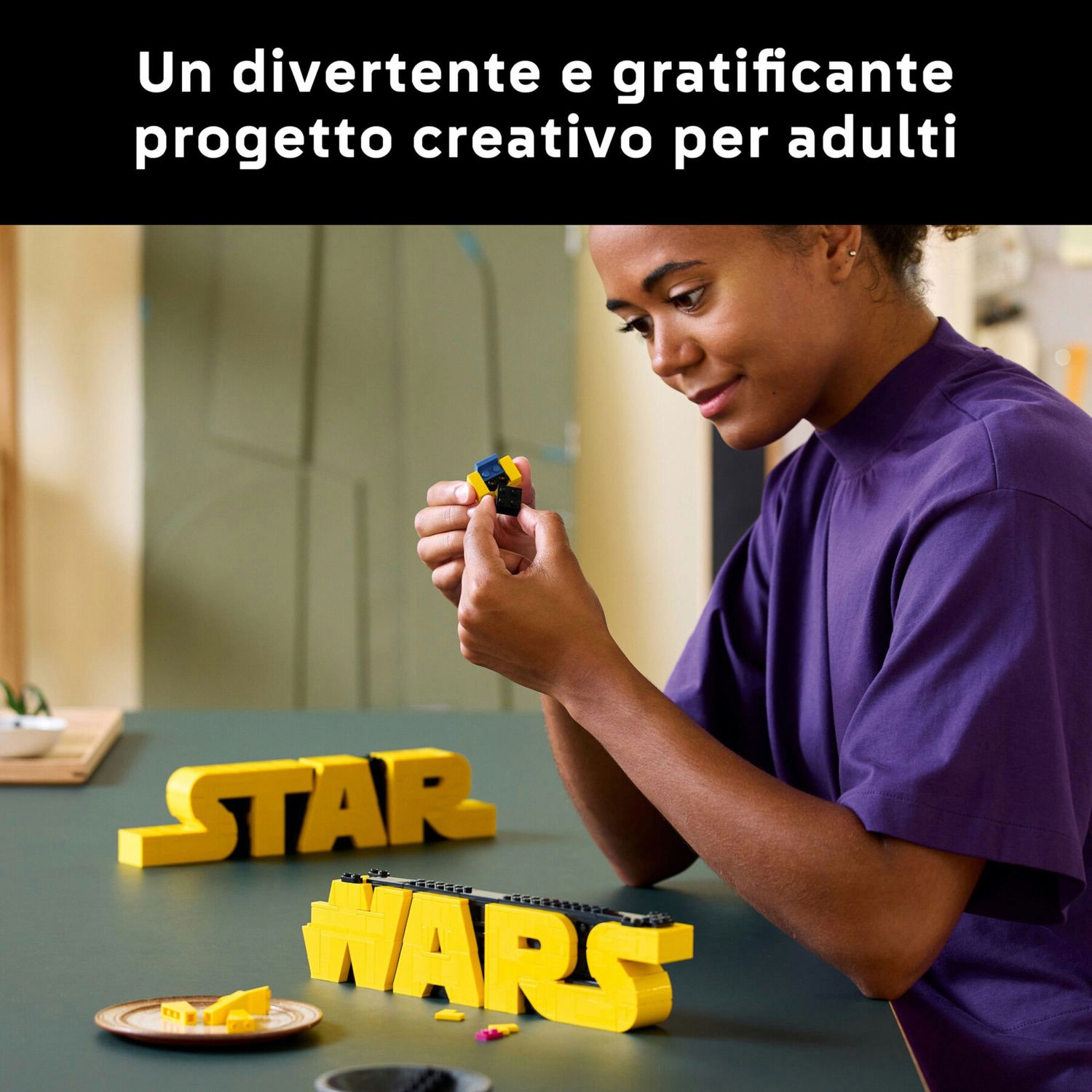 LEGO Star Wars 75407 – Logo Star Wars Da Costruire e Collezionare - LEGO, Star Wars