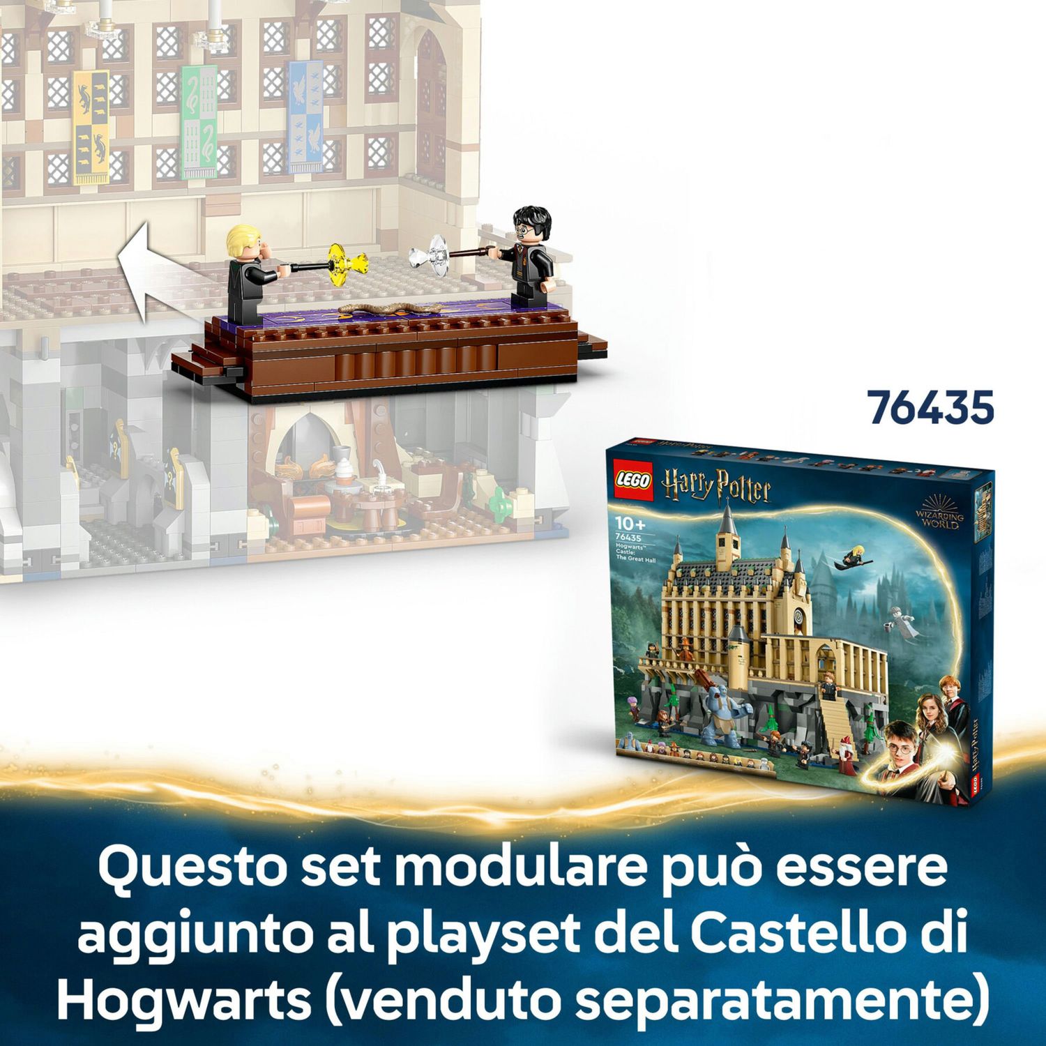 LEGO Harry Potter 76441 Duellanti Hogwarts Castello con 4 Minifigure - Harry Potter, LEGO