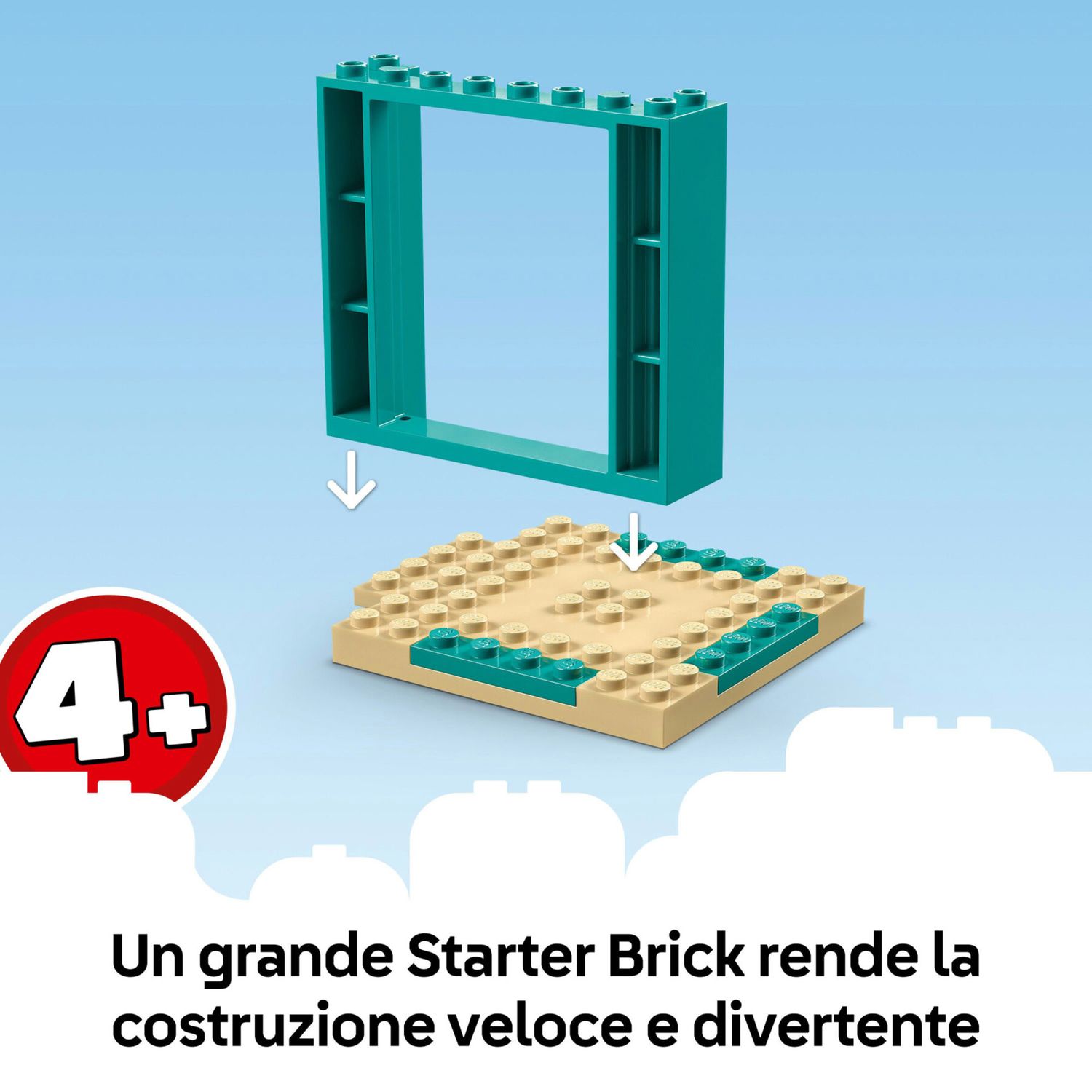 LEGO 11201 Bluey Parco Giochi con Scivolo e 2 Minifigure - LEGO