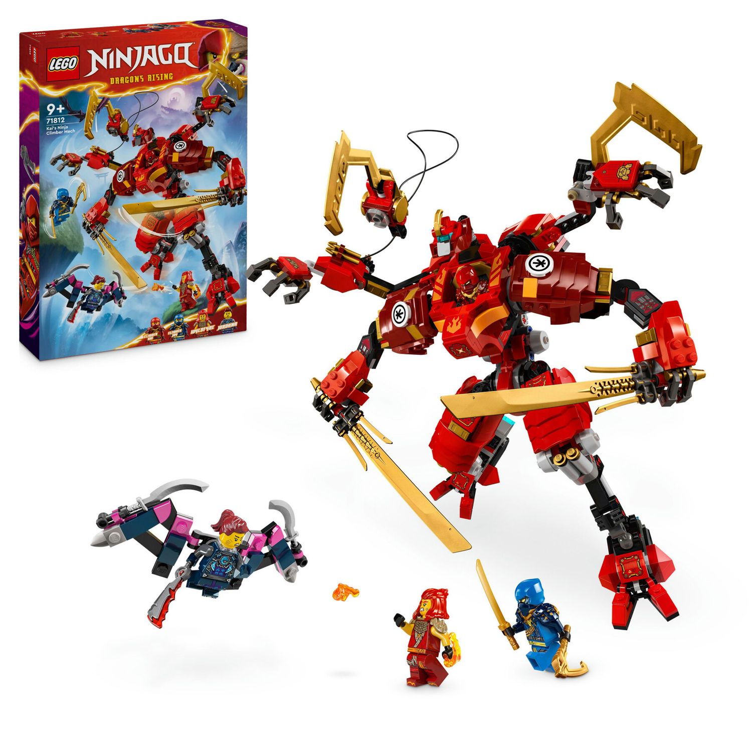 LEGO Ninjago 71812 Climber Mech Ninja di Kai - LEGO