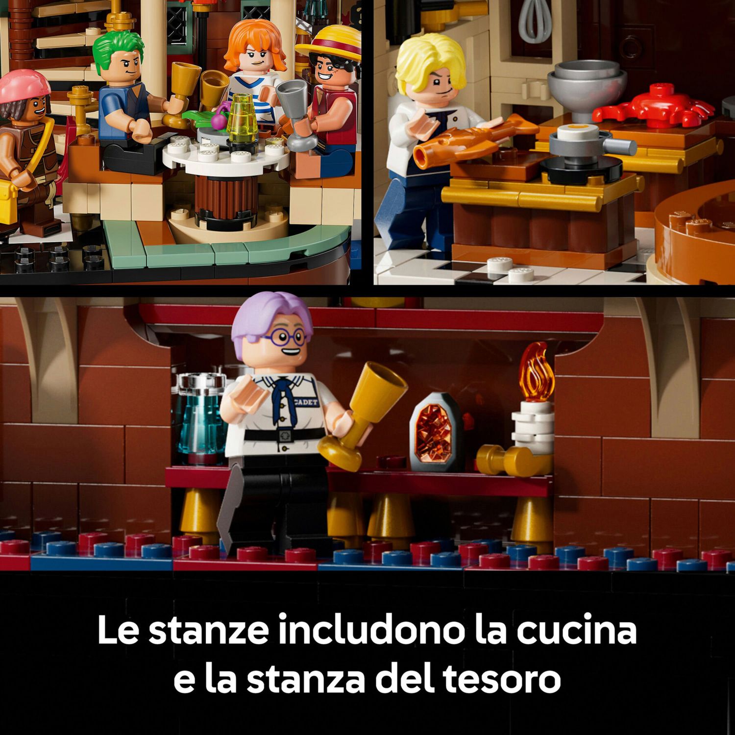 LEGO One Piece 75640 Baratie, Il Ristorante Galleggiante - One Piece, LEGO