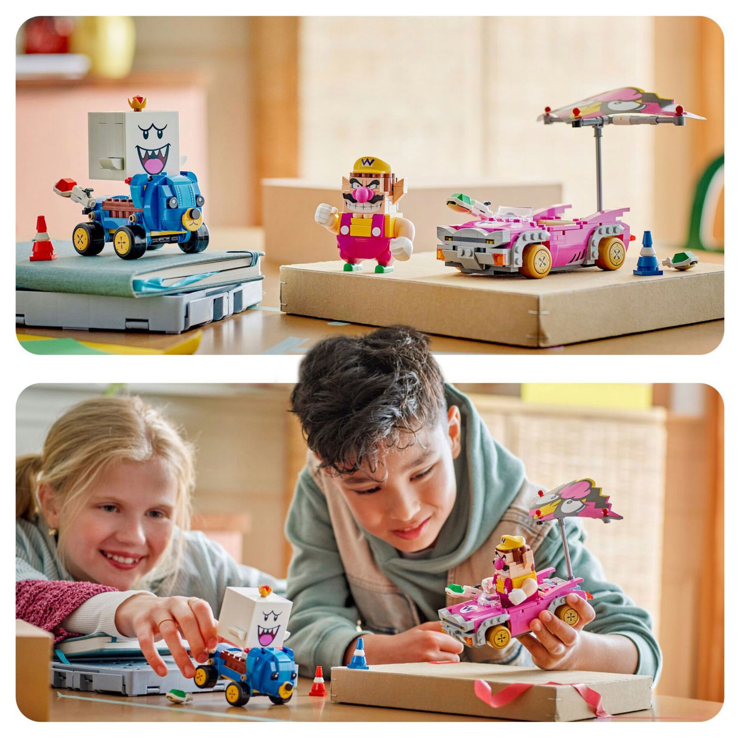 LEGO 72038 Mario Kart Wario vs Re Boo con 2 Veicoli - LEGO, Super Mario