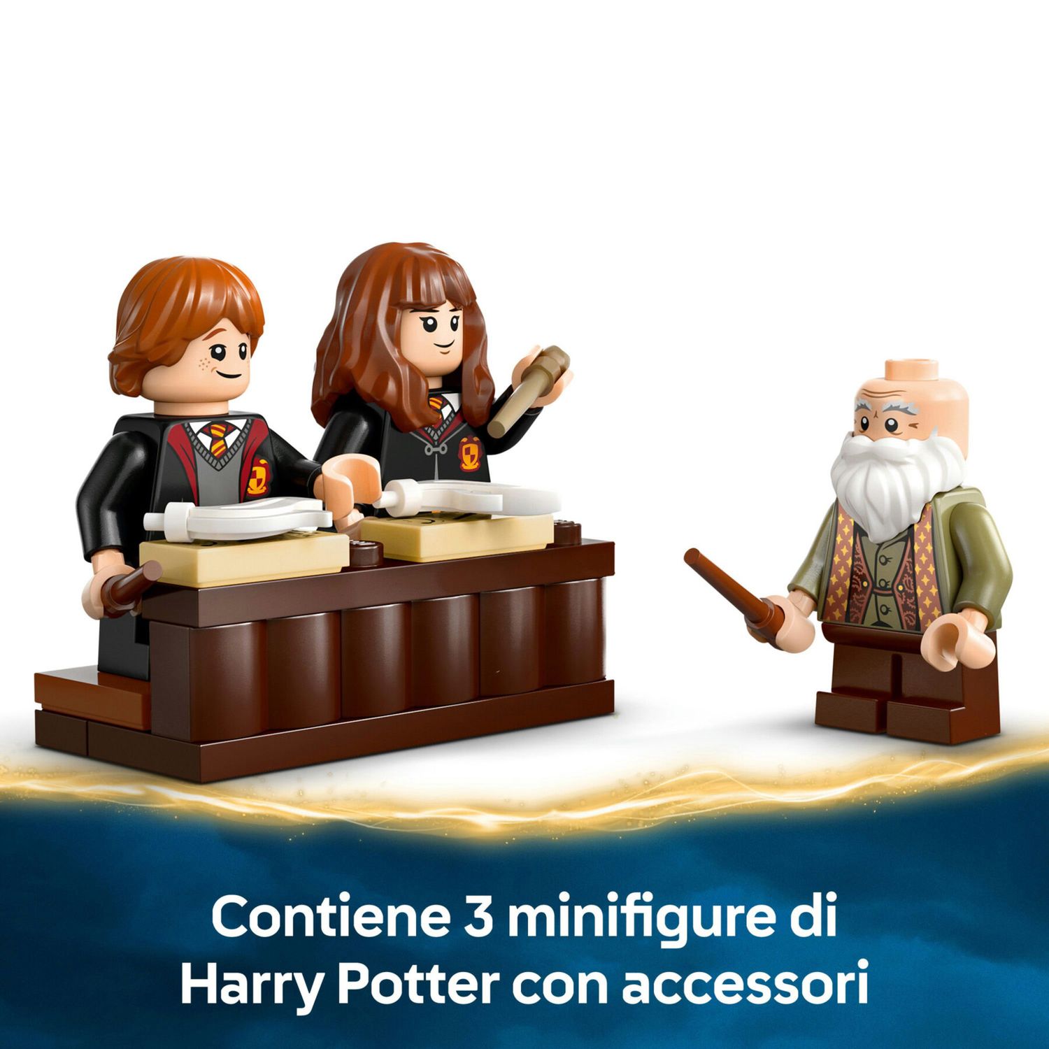LEGO Harry Potter 76442 Lezione Incantesimi Hogwarts Set con 3 Minifigure - Harry Potter, LEGO
