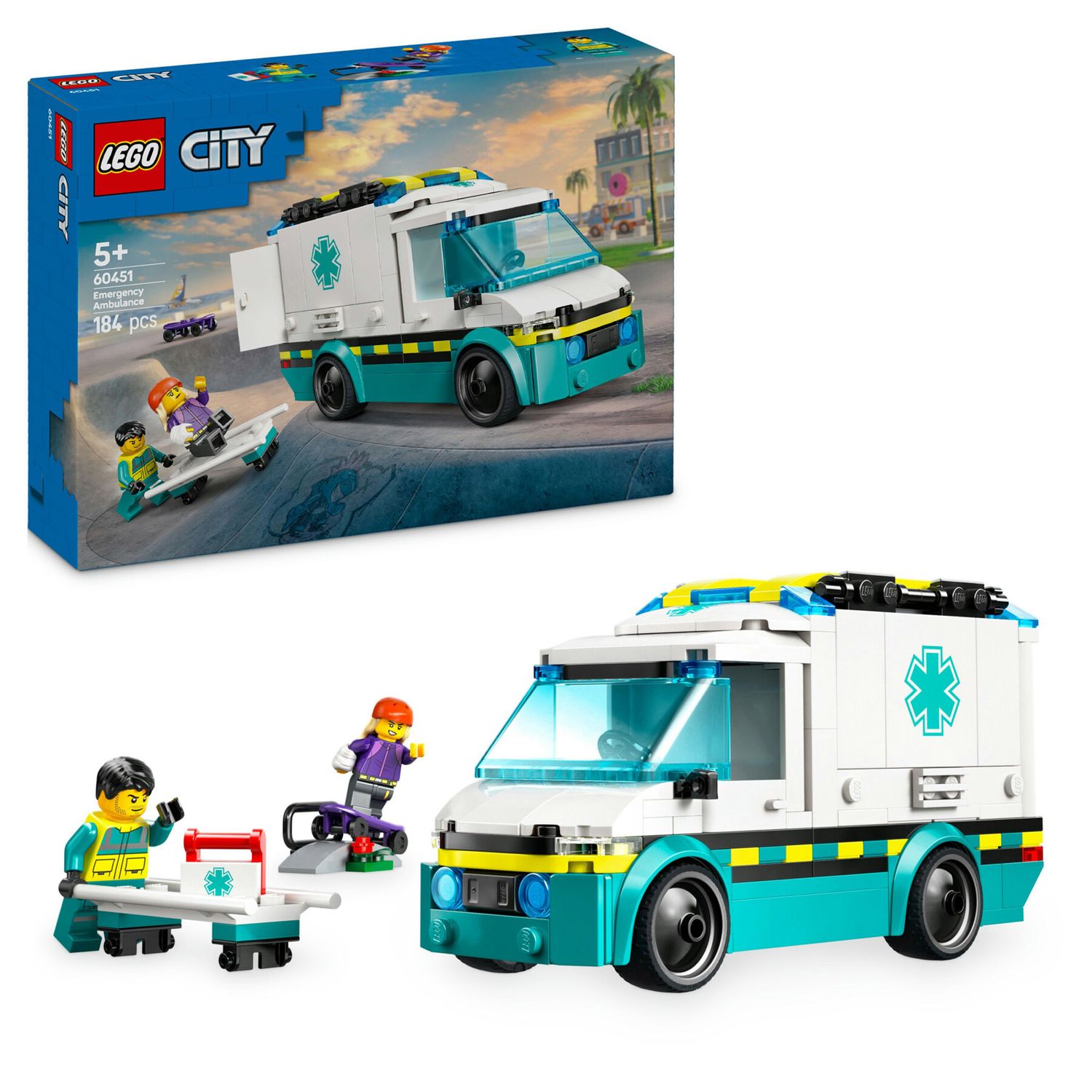 LEGO City 60451 Ambulanza di Emergenza - LEGO