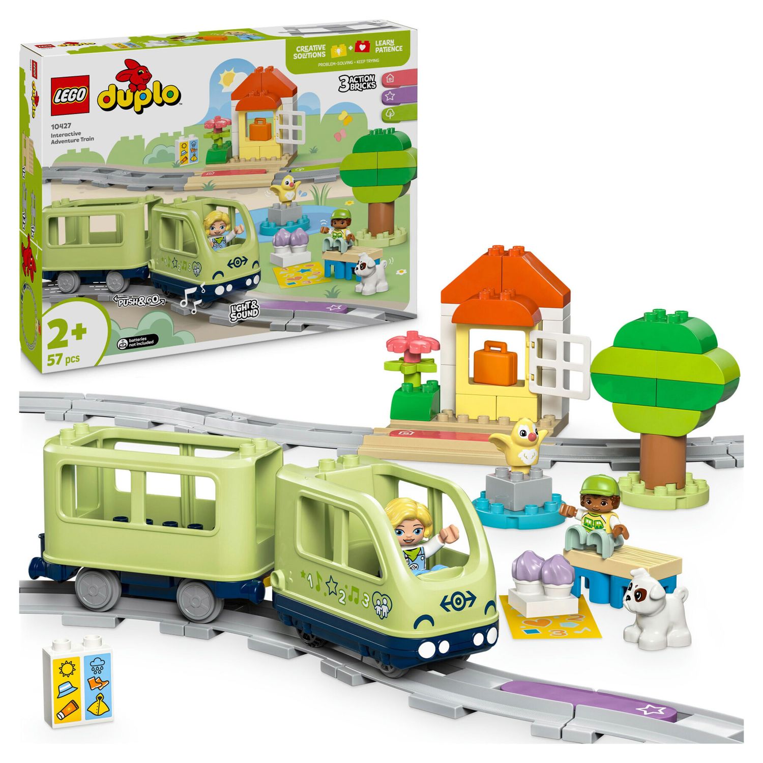 LEGO Duplo 10427 Treno D’Avventura Interattivo con Mattoncini Multifunzione - LEGO