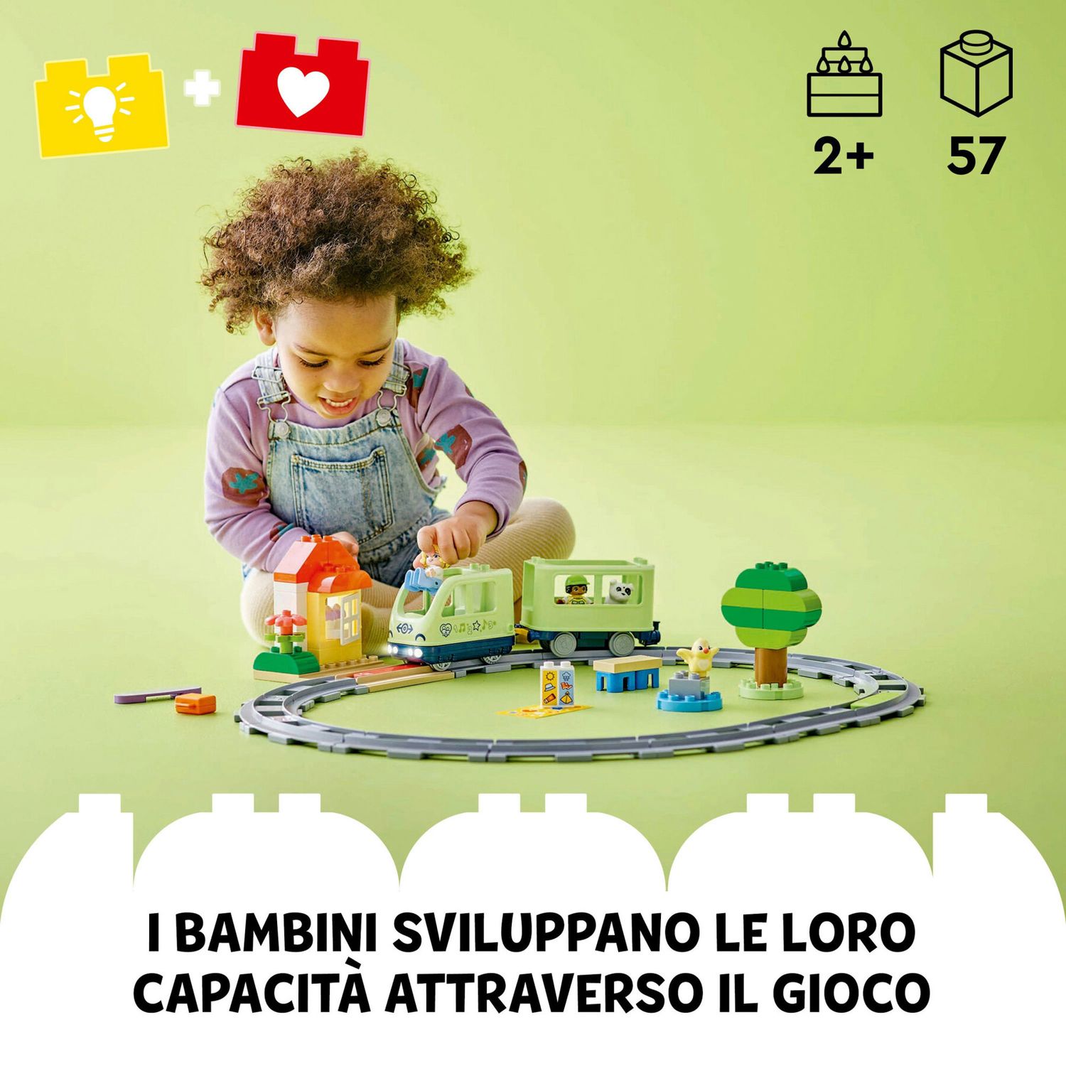 LEGO Duplo 10427 Treno D’Avventura Interattivo con Mattoncini Multifunzione - LEGO