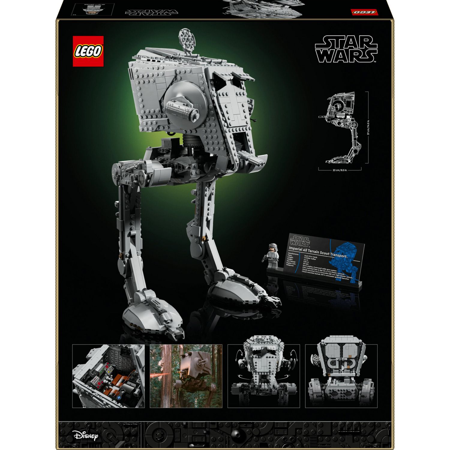 LEGO Star Wars 75417 Walker At-St Ucs Da Esposizione con Targa - LEGO, Star Wars