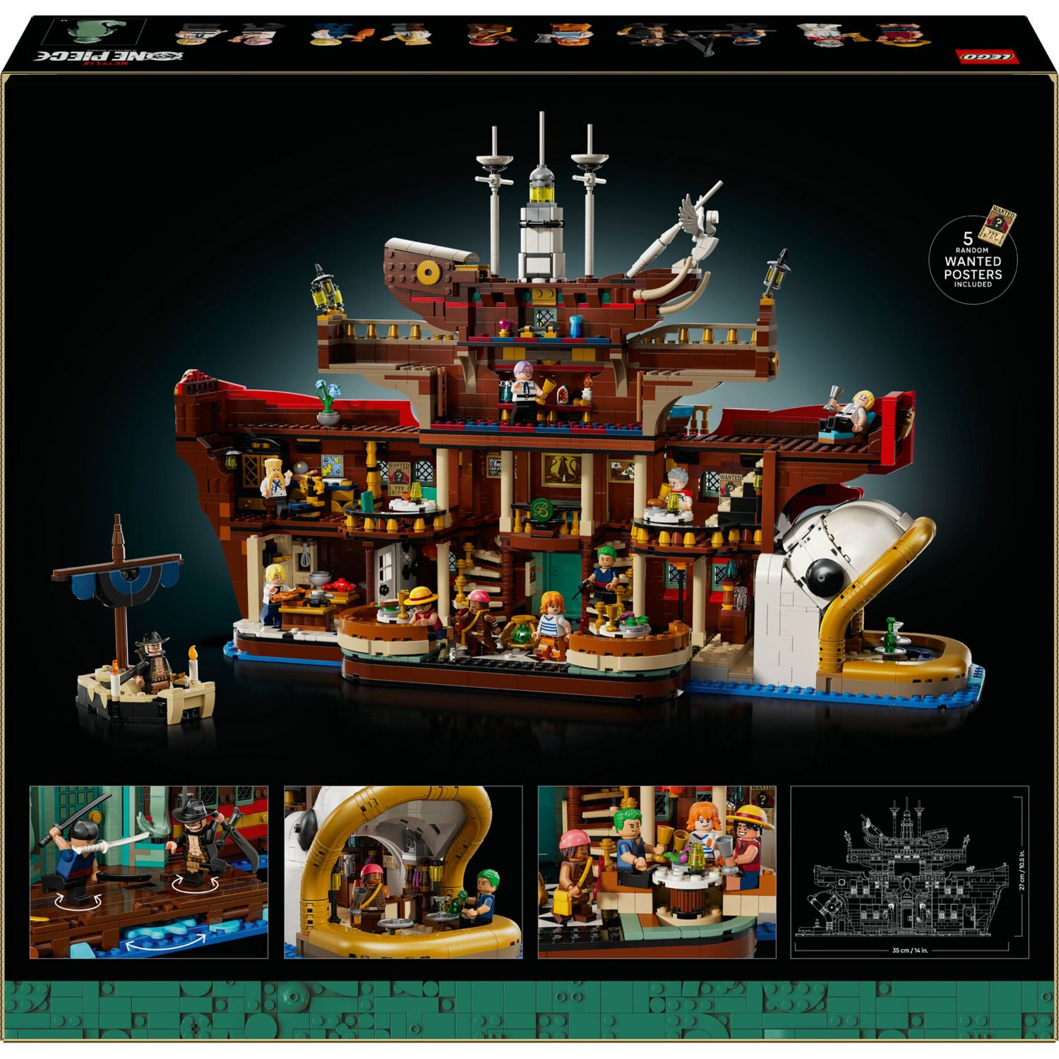 LEGO One Piece 75640 Baratie, Il Ristorante Galleggiante - One Piece, LEGO