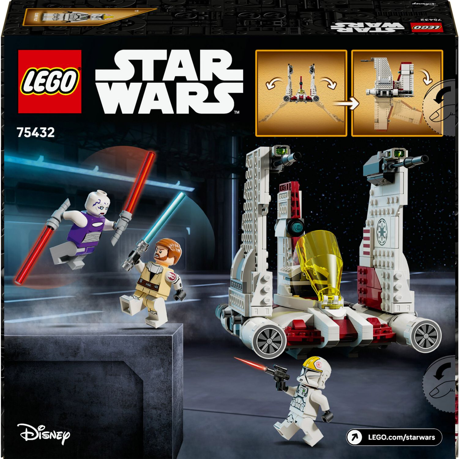LEGO Star Wars 75432 V-19 Torrent con 3 Minifigure e Spade Laser - LEGO, Star Wars