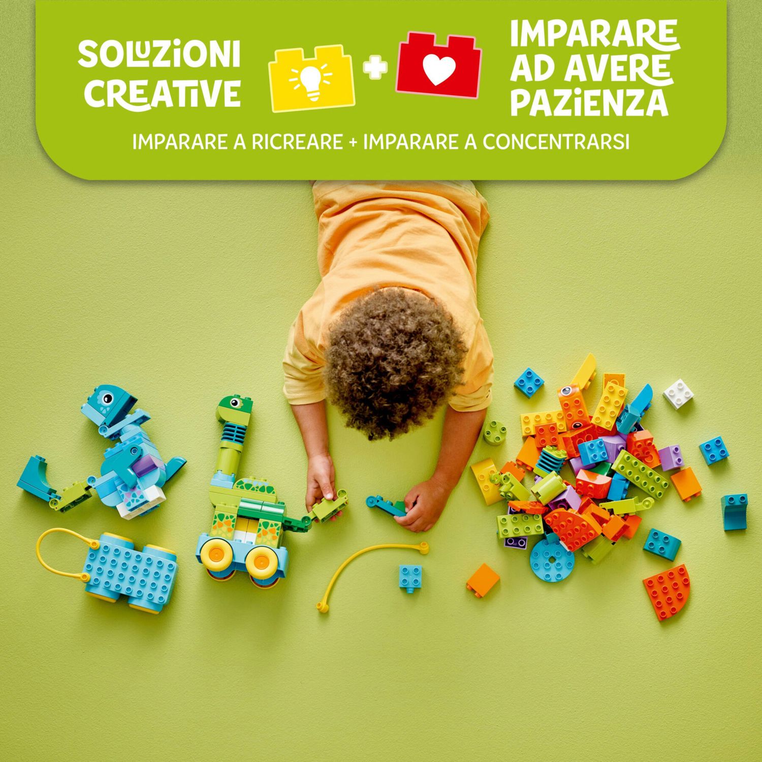 LEGO Duplo 10451 Dinosauri Ruote 3 in 1: Costruisci 3 Coppie - LEGO